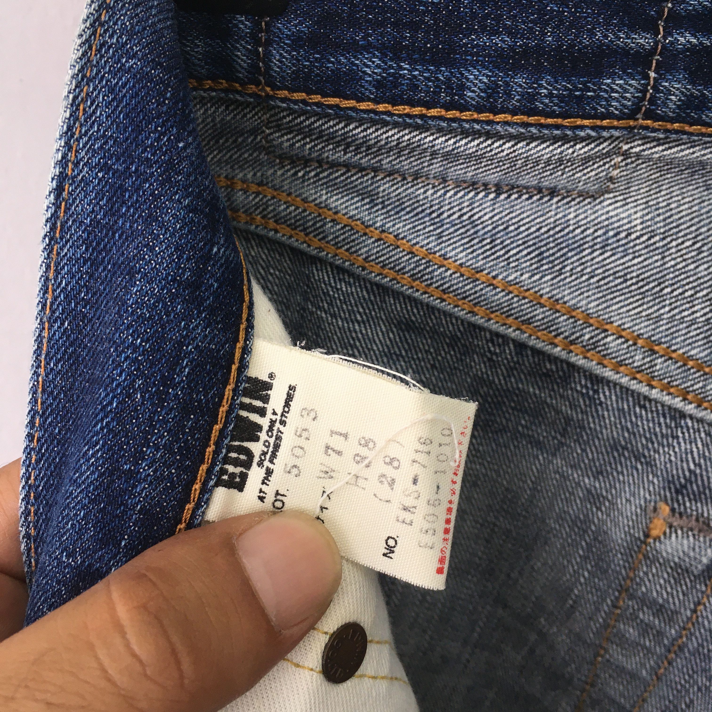 Edwin Size 27x27 Vintage 90s Edwin E Function Faded Jeans S1456 Size US 27 - 13 Thumbnail