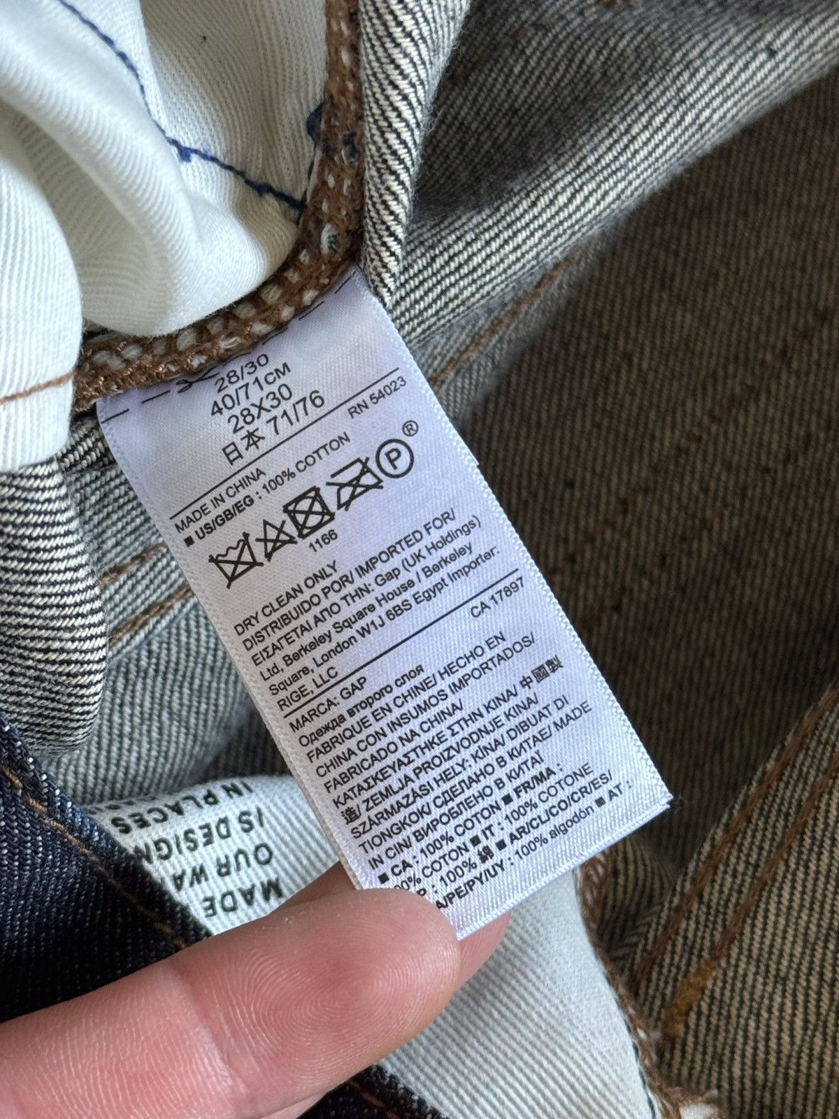 Gap Gap 28/30 Kaihara japanese selvedge denim pants trousers y2k Size US 28 / EU 44 - 11 Thumbnail