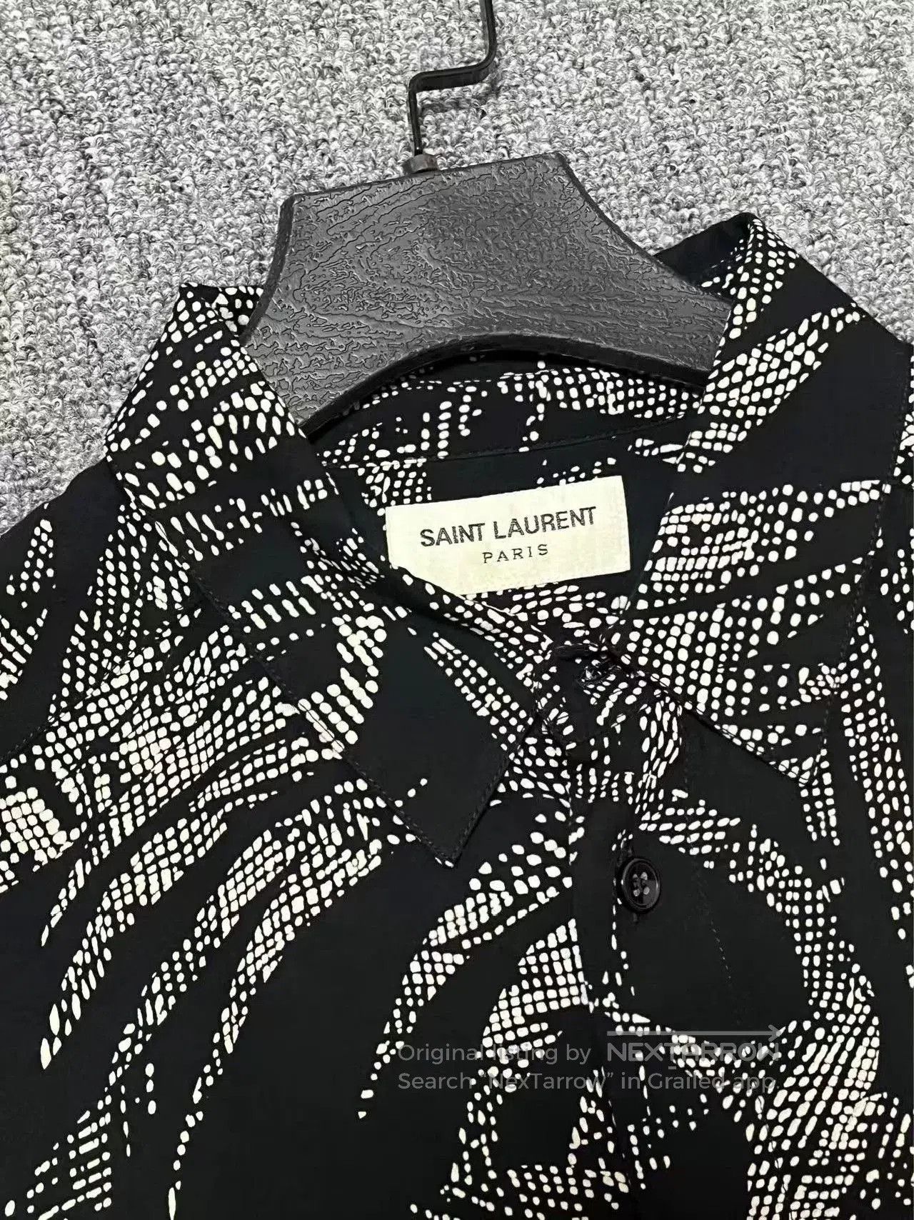 Saint Laurent Paris Saint Laurent Palm Print Casual Shirt. Size US M / EU 48-50 / 2 - 4 Thumbnail