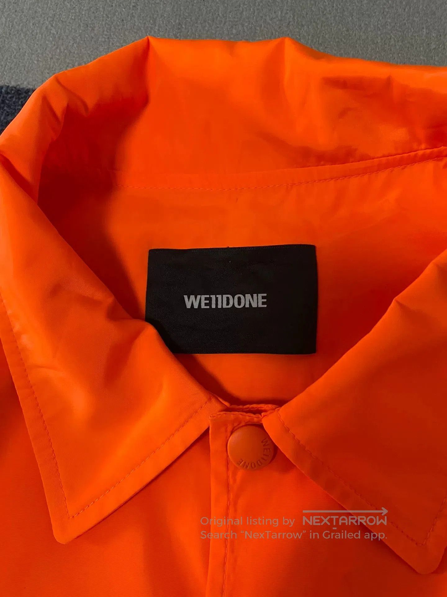 WE11DONE we11done Long Sleeve Orange Jacket Size S. Size US S / EU 44-46 / 1 - 6 Thumbnail