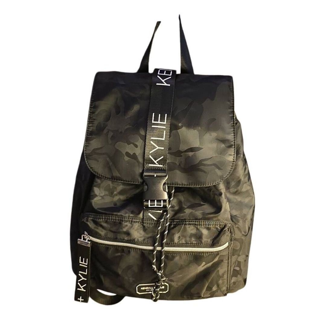 Kendall And Kylie Kendall & Kylie Poly Vinyl Black Backpack 