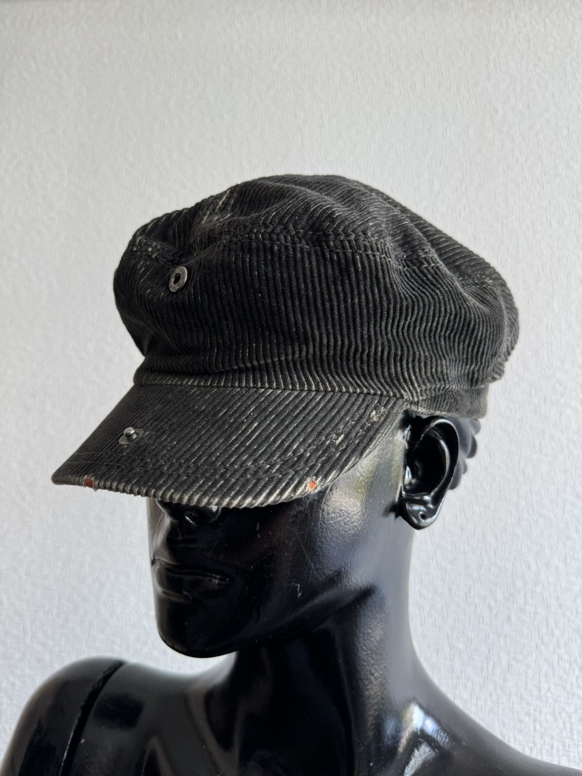 Diesel × Vintage DIESEL VINTAGE CORDUROY BARETTA CAP RARE 00s Size ONE SIZE - 4 Thumbnail