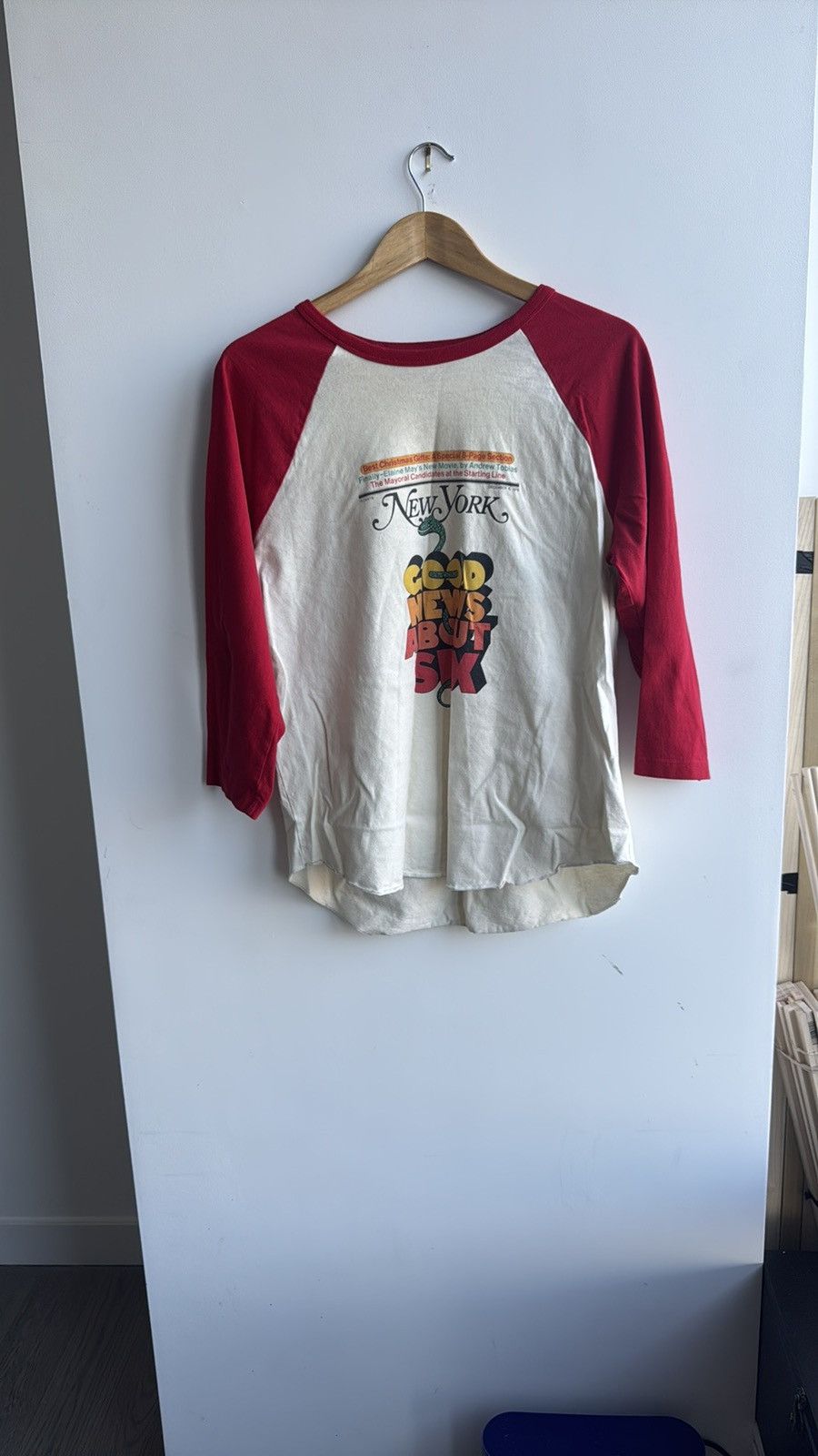 Marc Jacobs Marc Jacobs Red and White Graphic Shirt Size US M / EU 48-50 / 2 - 1 Thumbnail
