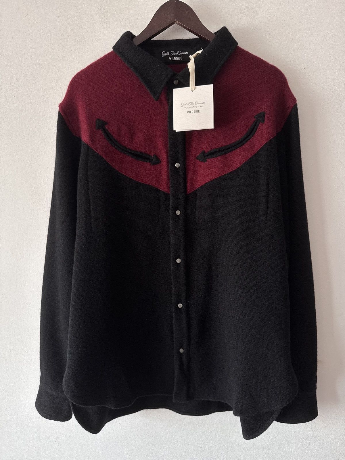 God's True Cashmere 🔥🔥 Yohji Yamamoto x God’s True Cashmere Western Shirt Size US XL / EU 56 / 4 - 1 Thumbnail