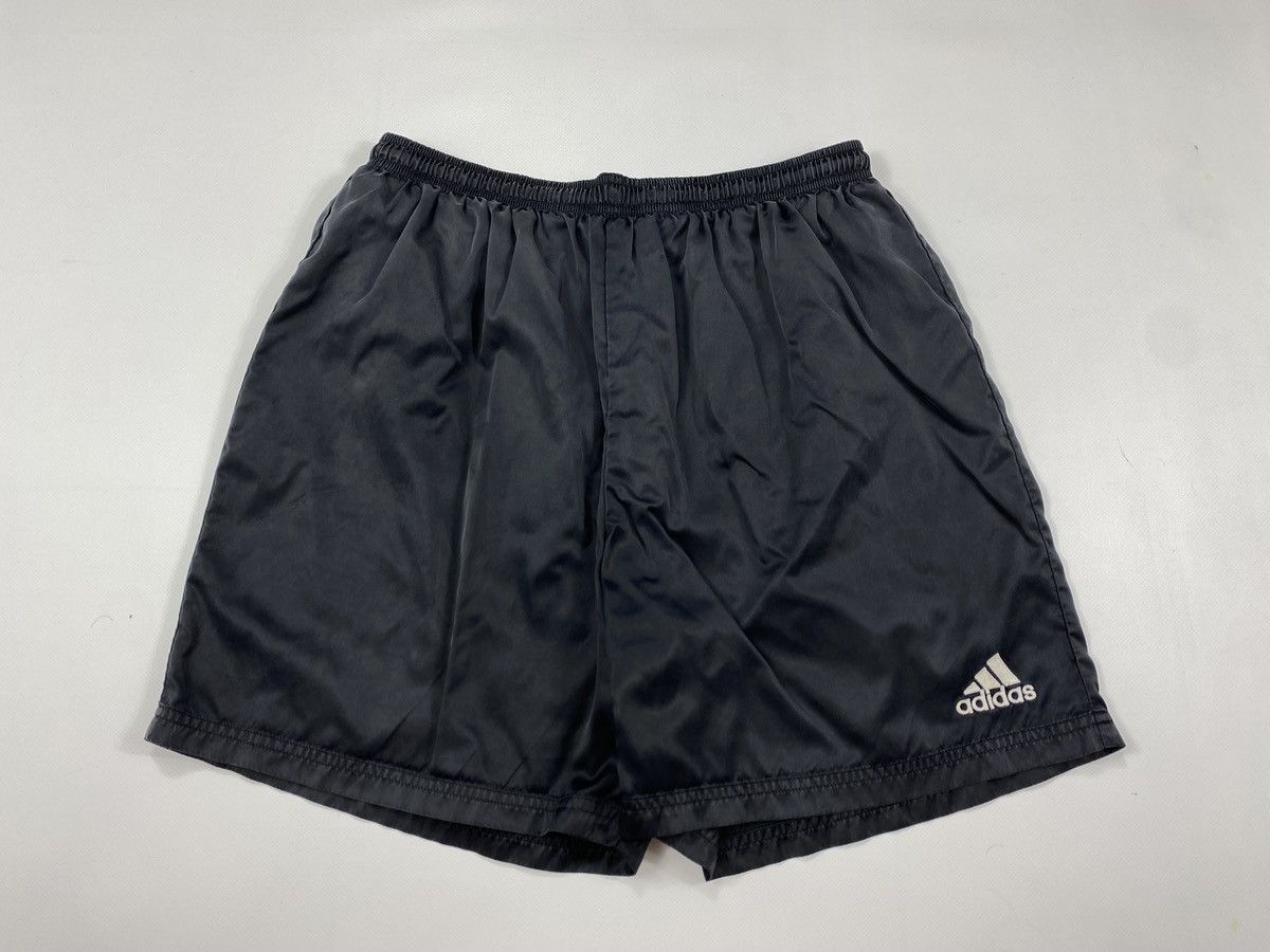 Adidas 🔥LASTDROP🔥 #5 Vintage Adidas Graphite Black Nylon Shorts Size US 34 / EU 50 - 4 Thumbnail