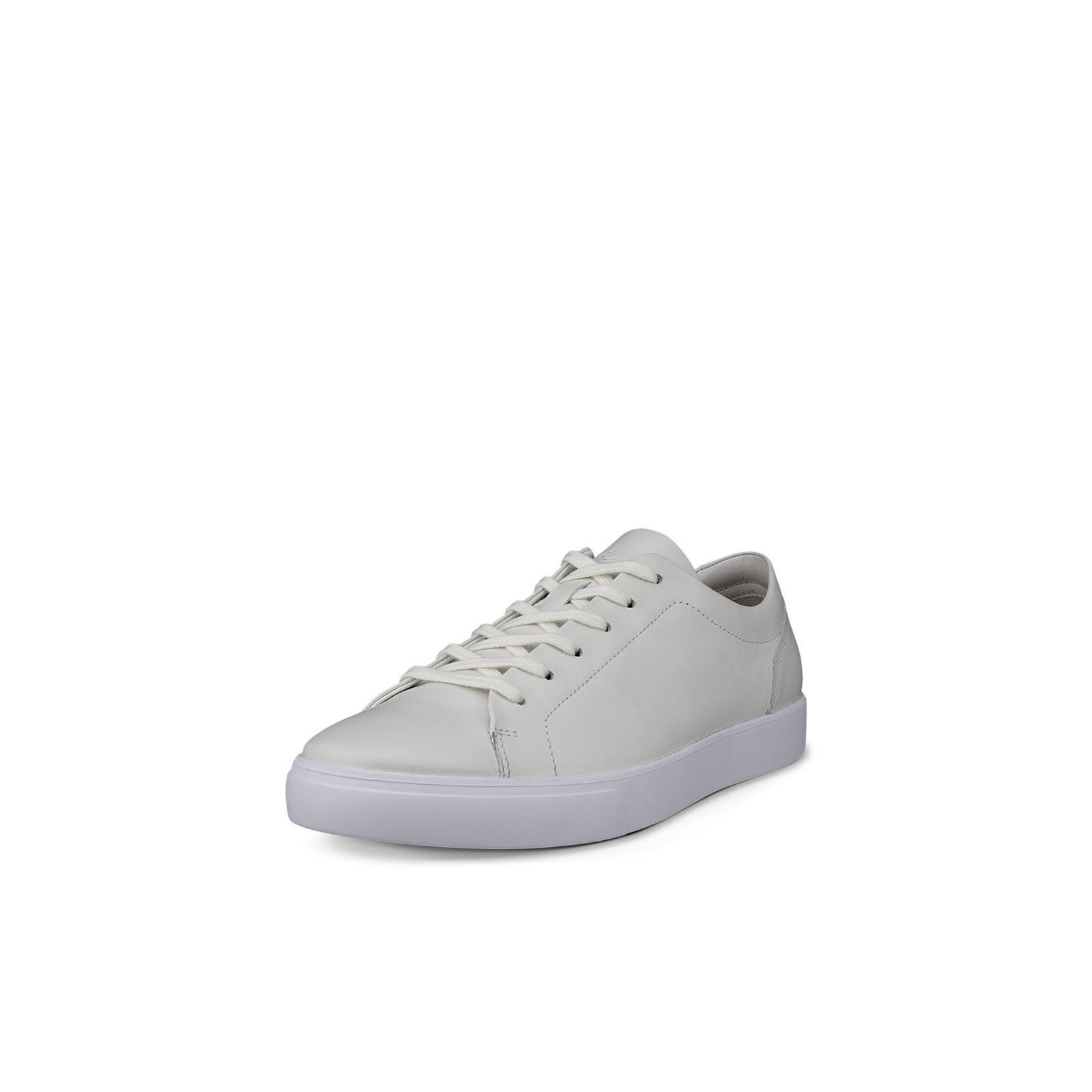 Ecco ECCO MEN'S 46 SOFT 7 TRIPLE WHITE LEATHER SNEAKER NIB Size US 12 / EU 45 - 1 Thumbnail