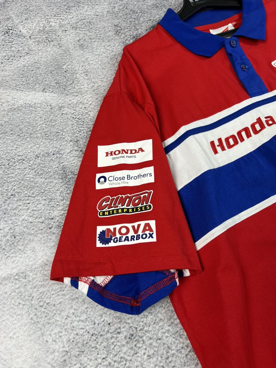 Honda Vintage Honda racing polo T-shirt Size US XXL / EU 58 / 5 - 6 Thumbnail