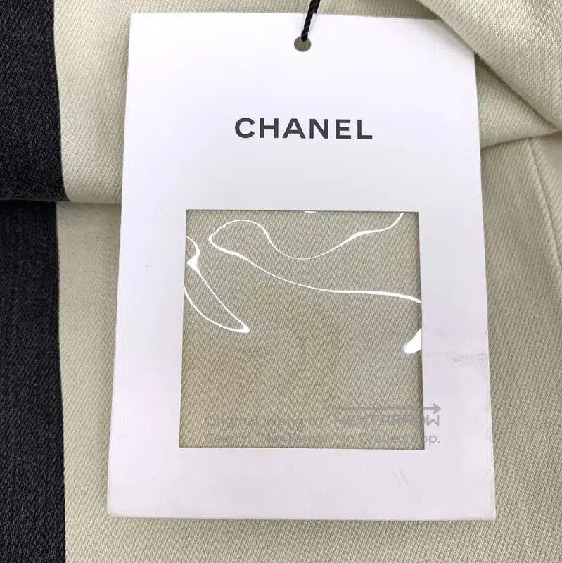 Chanel Chanel Color Block Cotton Women's Denim Pants . Size 23" - 7 Thumbnail