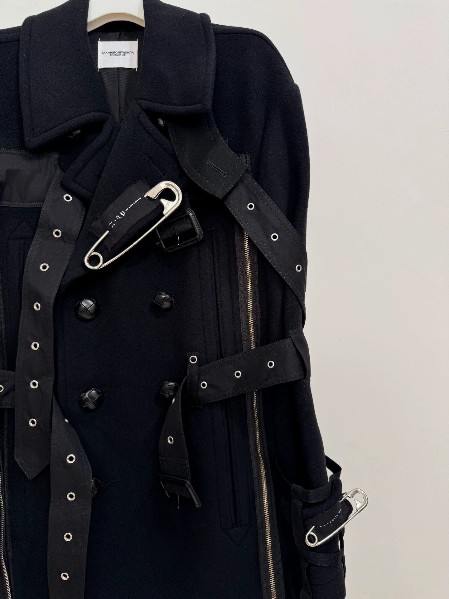 Takahiromiyashita The Soloist. TTS Double Breasted Sleeveless Cape Free Size Size US M / EU 48-50 / 2 - 5 Thumbnail