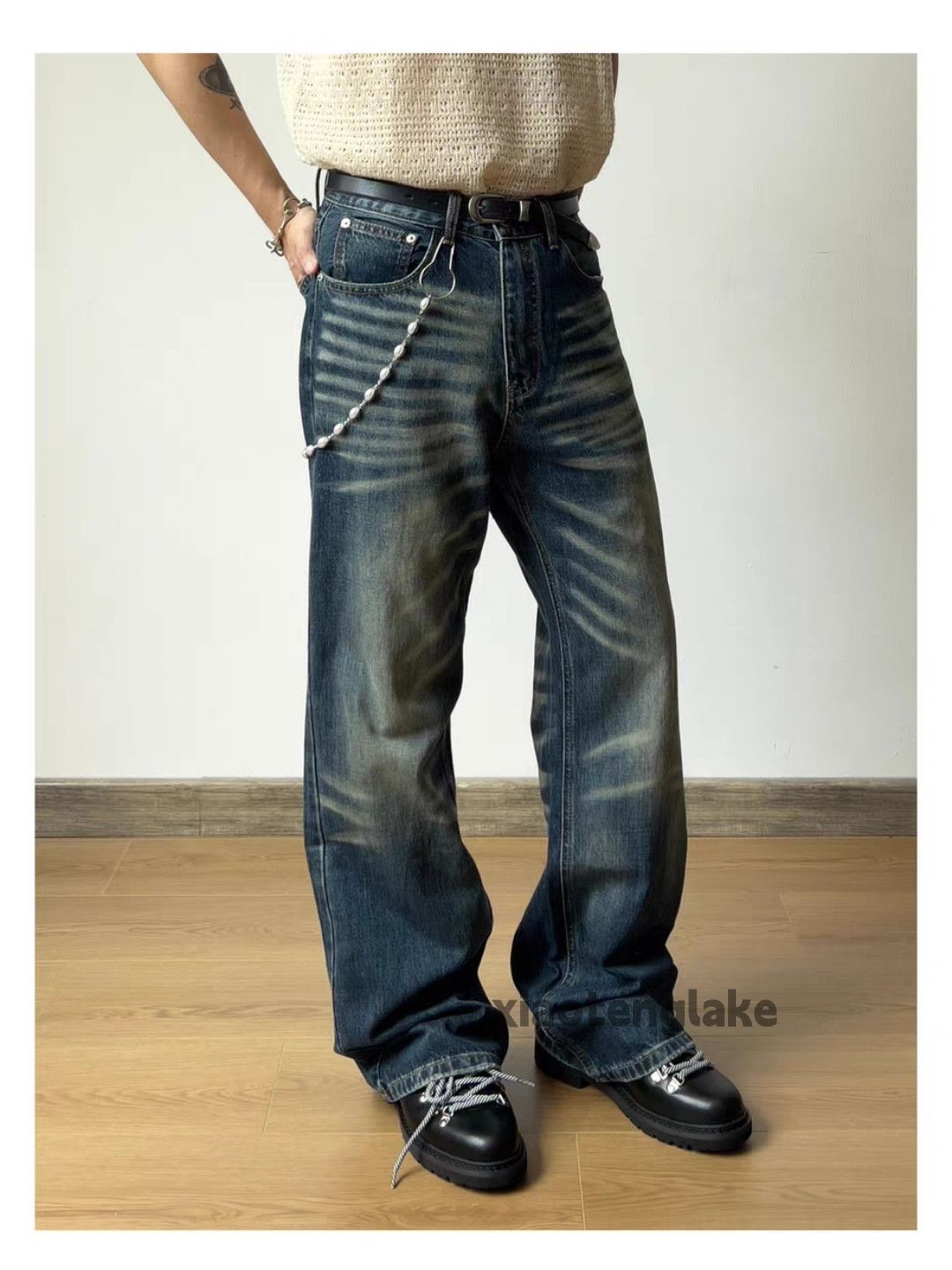 Jean xtl vintage washed faded cleanfit yuppie bootcut jeans Size US 32 / EU 48 - 6 Thumbnail
