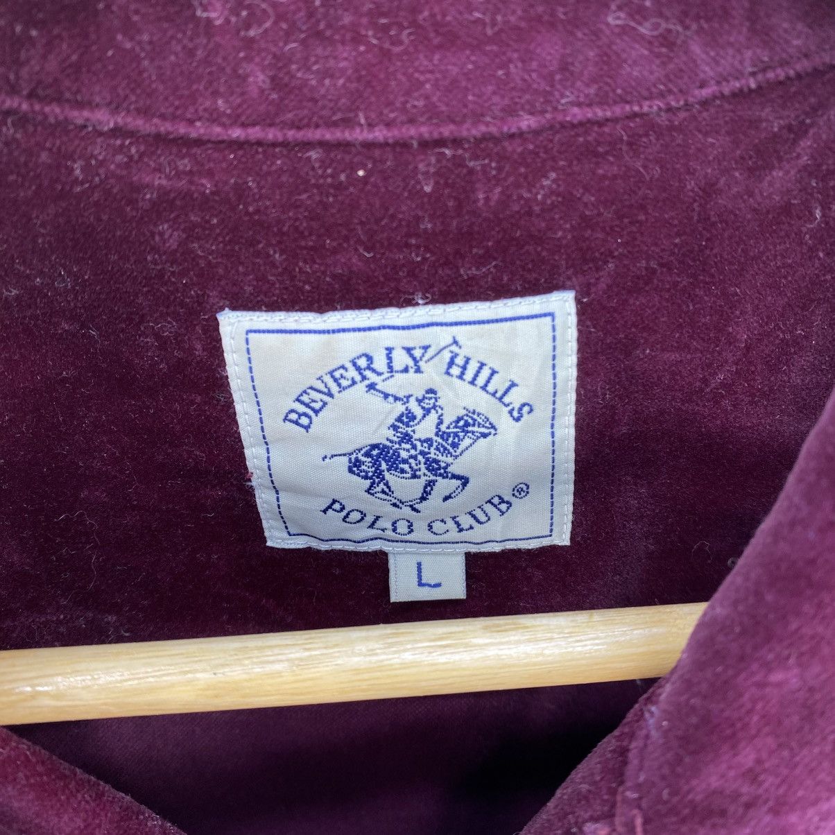 Beverly Hills Polo Club Vintage Beverly Hills Club Velvet Flannel Zipper Jacket Size US M / EU 48-50 / 2 - 13 Thumbnail