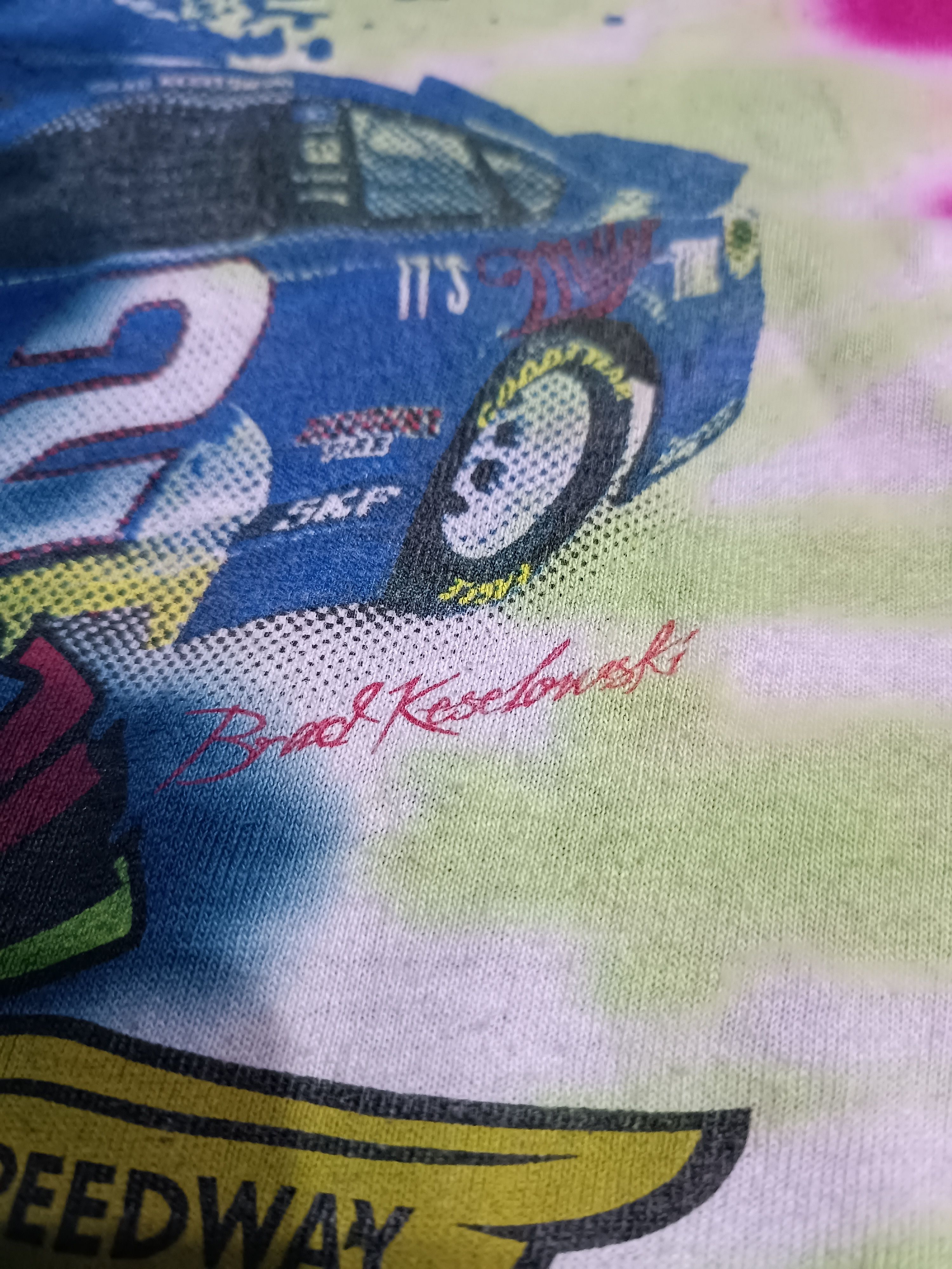 NASCAR × Vintage Nascar Brad Keselowski Miller Lite Tie Dye Size US L / EU 52-54 / 3 - 4 Thumbnail