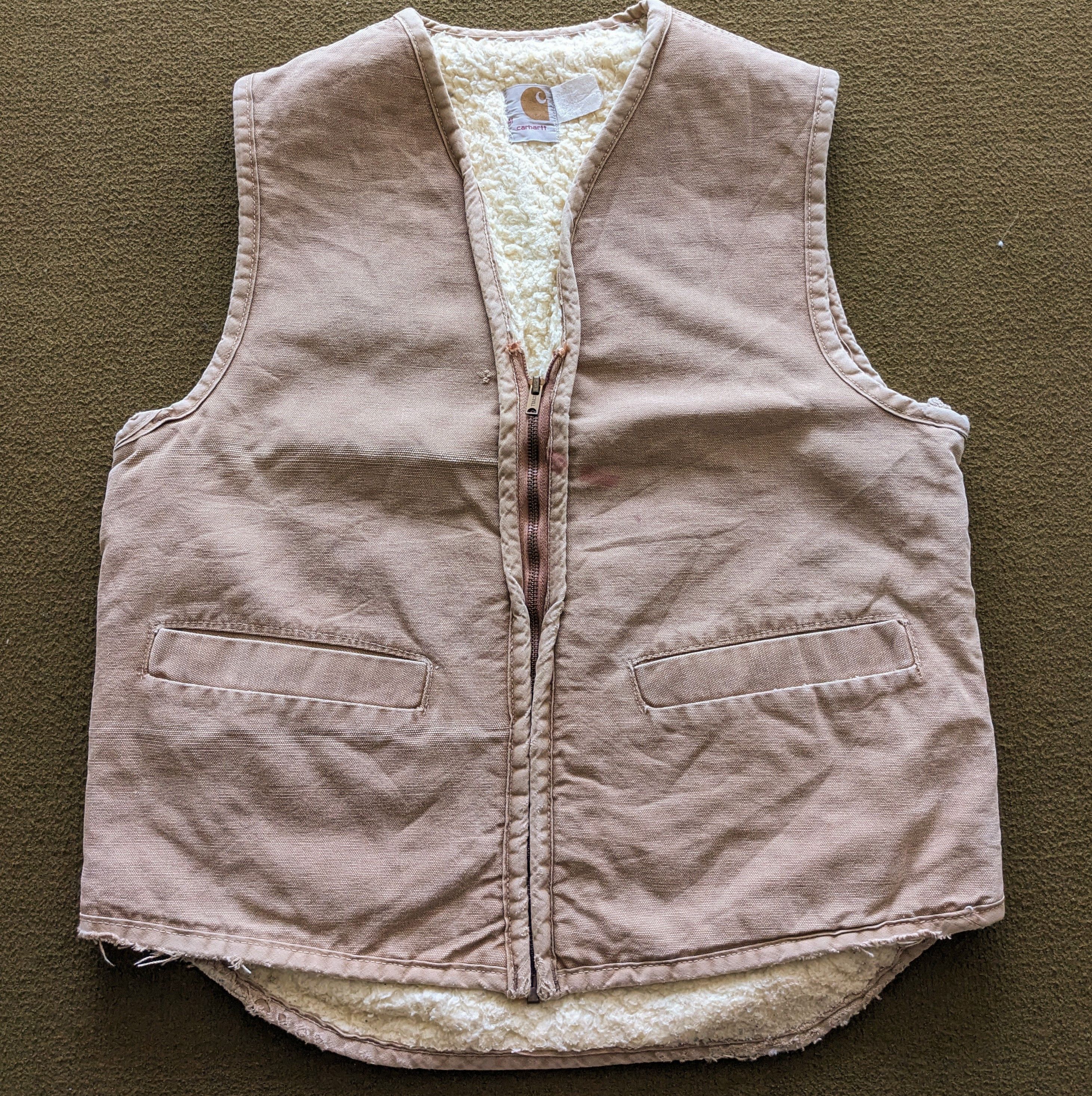 Vintage Vintage CARHARTT Fashion Designer Brand Vest Size US S / EU 44-46 / 1 - 1 Thumbnail