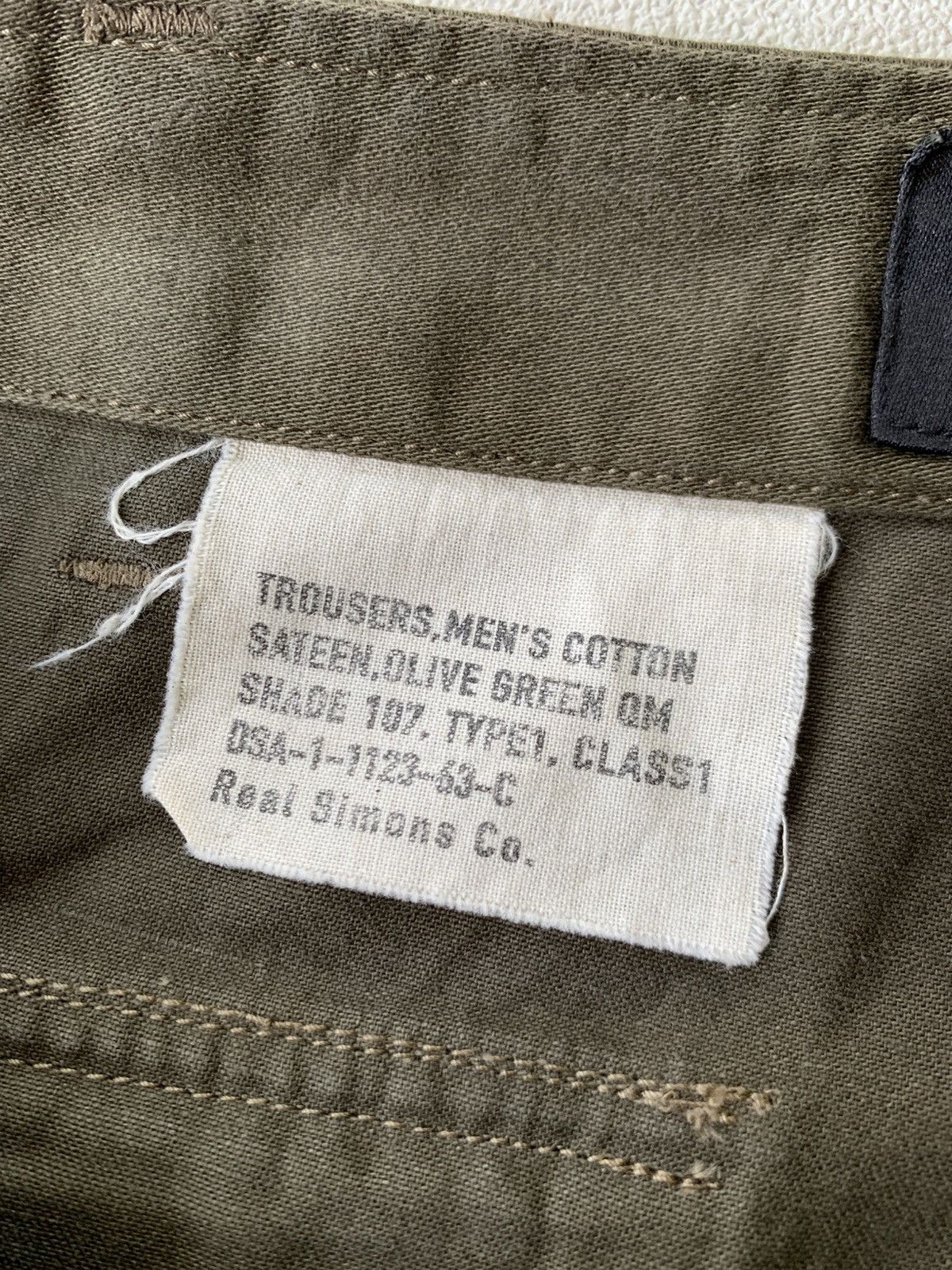 Simons Real Simons Co. Fatigue Military Pants Size US 33 - 7 Thumbnail