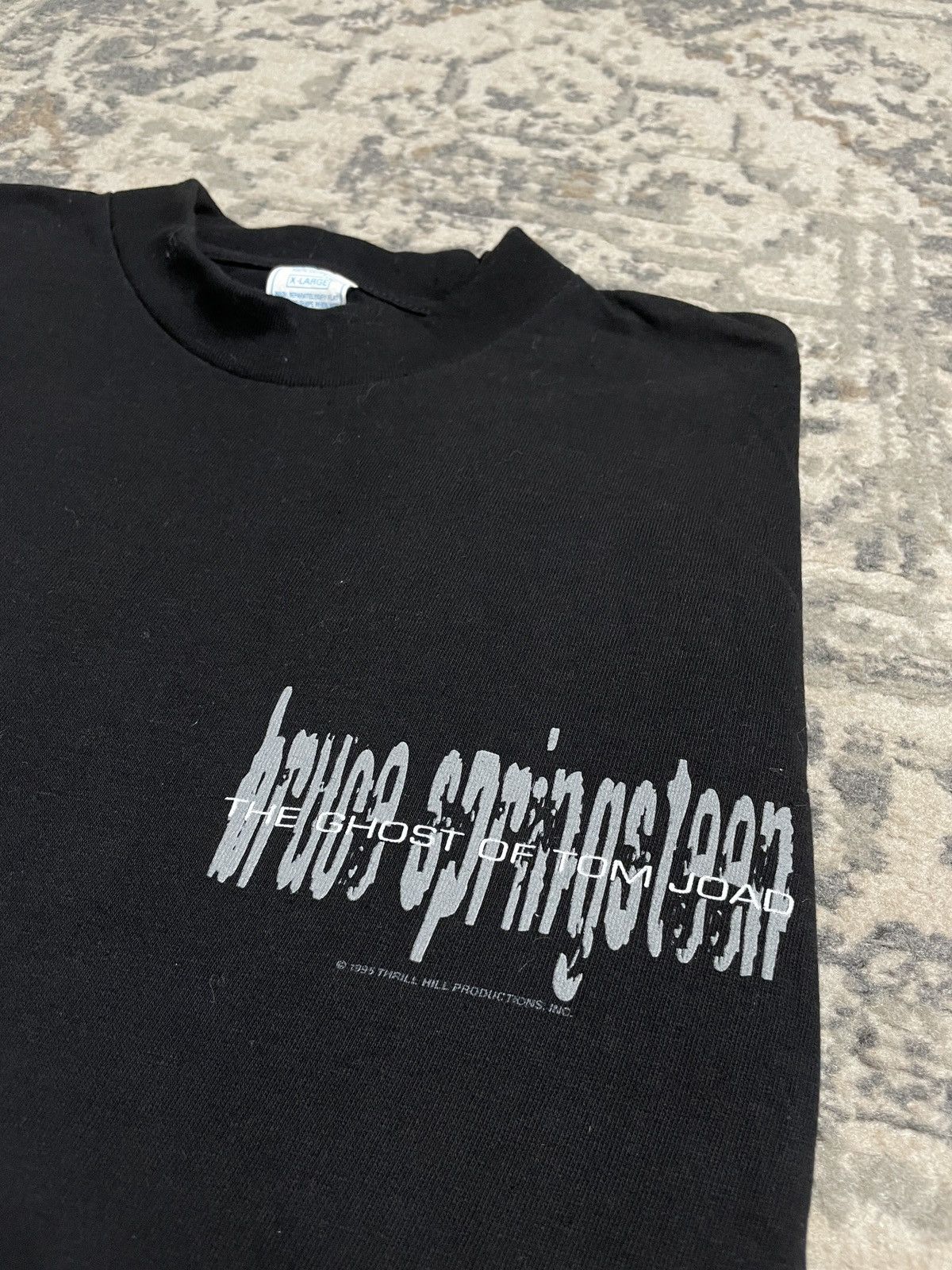 Band Tees Vintage Black Tee Longlsleeve The Ghost Bruce Springsteen Size US XL / EU 56 / 4 - 4 Thumbnail