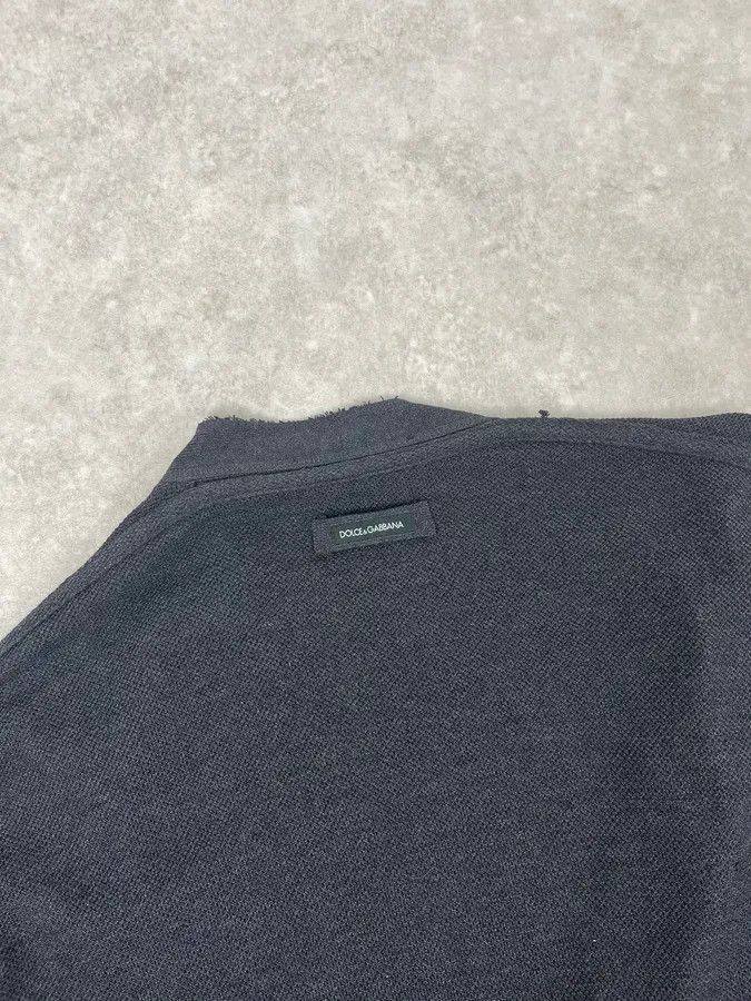 Dolce & Gabbana 2010s Dolce & Gabbana Black Minimalist Cardigan Sweater Size US M / EU 48-50 / 2 - 7 Thumbnail