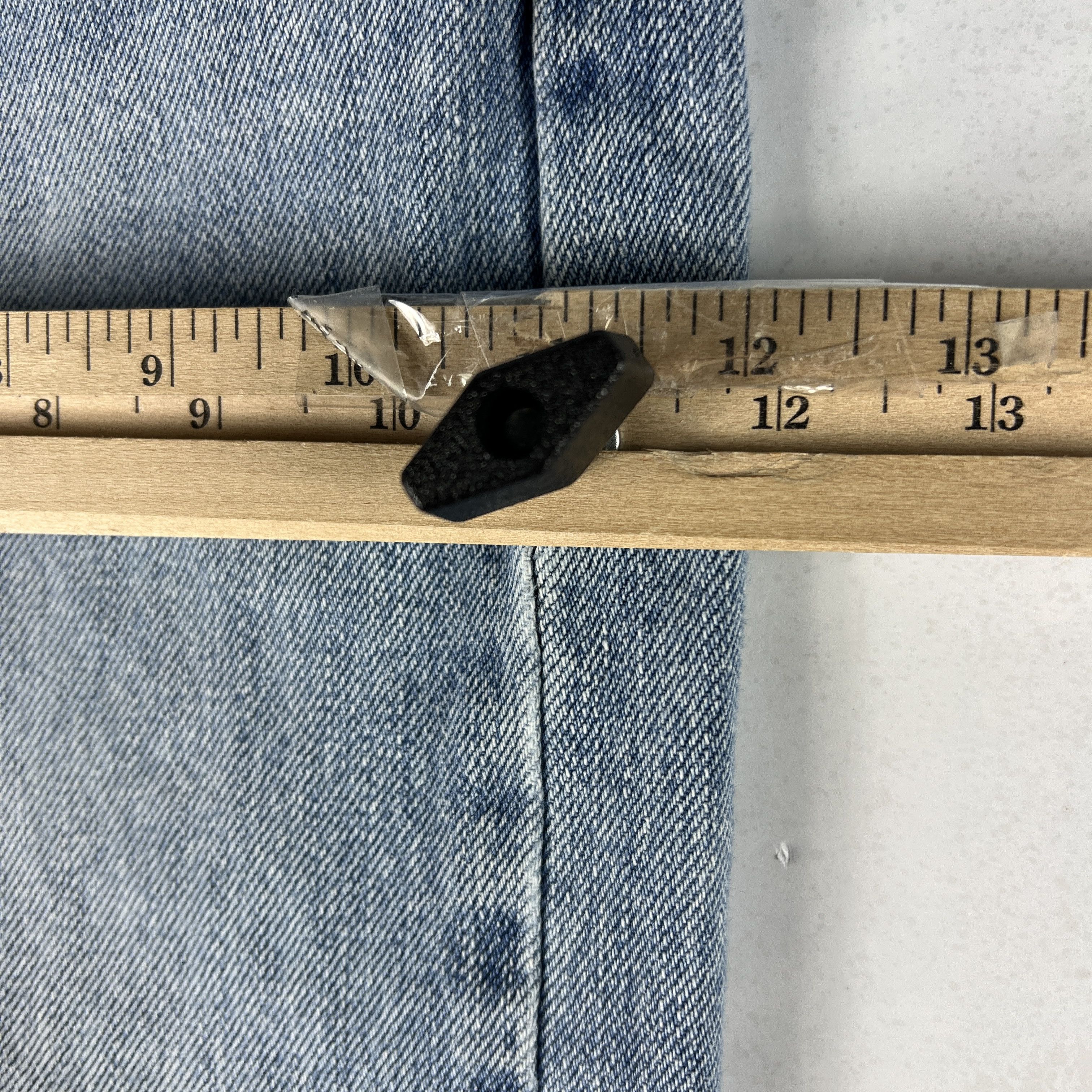 Levi's Levi's Jeans 505 Straight Blue Faded Whiskers Cotton Denim Size US 34 / EU 50 - 21 Thumbnail