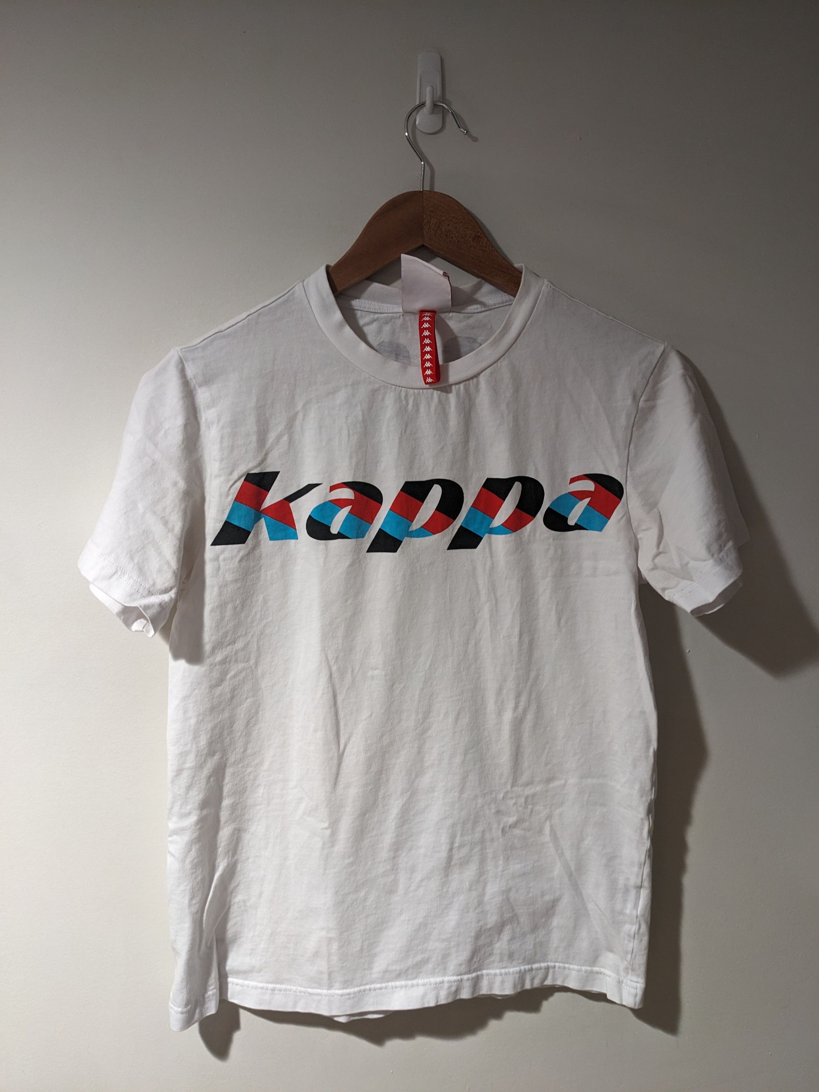 Designer × Kappa Kappa Logo White Small T-Shirt Size US S / EU 44-46 / 1 - 1 Thumbnail