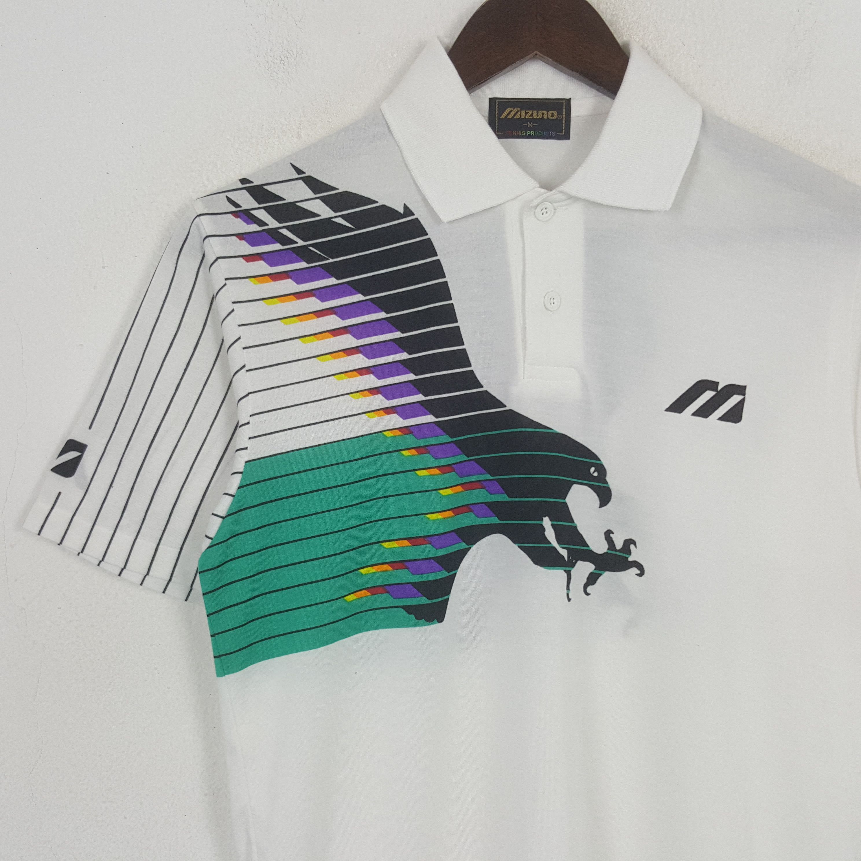 Mizuno Vintage Mizuno Tennis Sports Polo Shirt Size US S / EU 44-46 / 1 - 2 Thumbnail