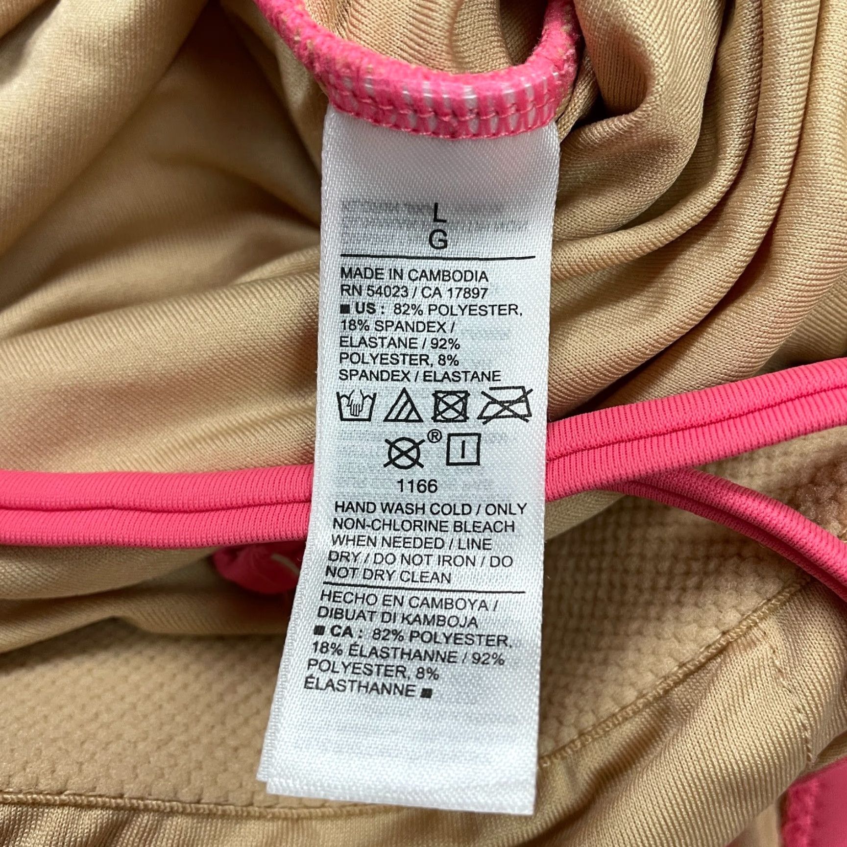 Old Navy Old Navy Swimsuit Womens Large Solid Pink Padded One Piece Backless Bathing Suit Size L / US 10 / IT 46 - 6 Thumbnail