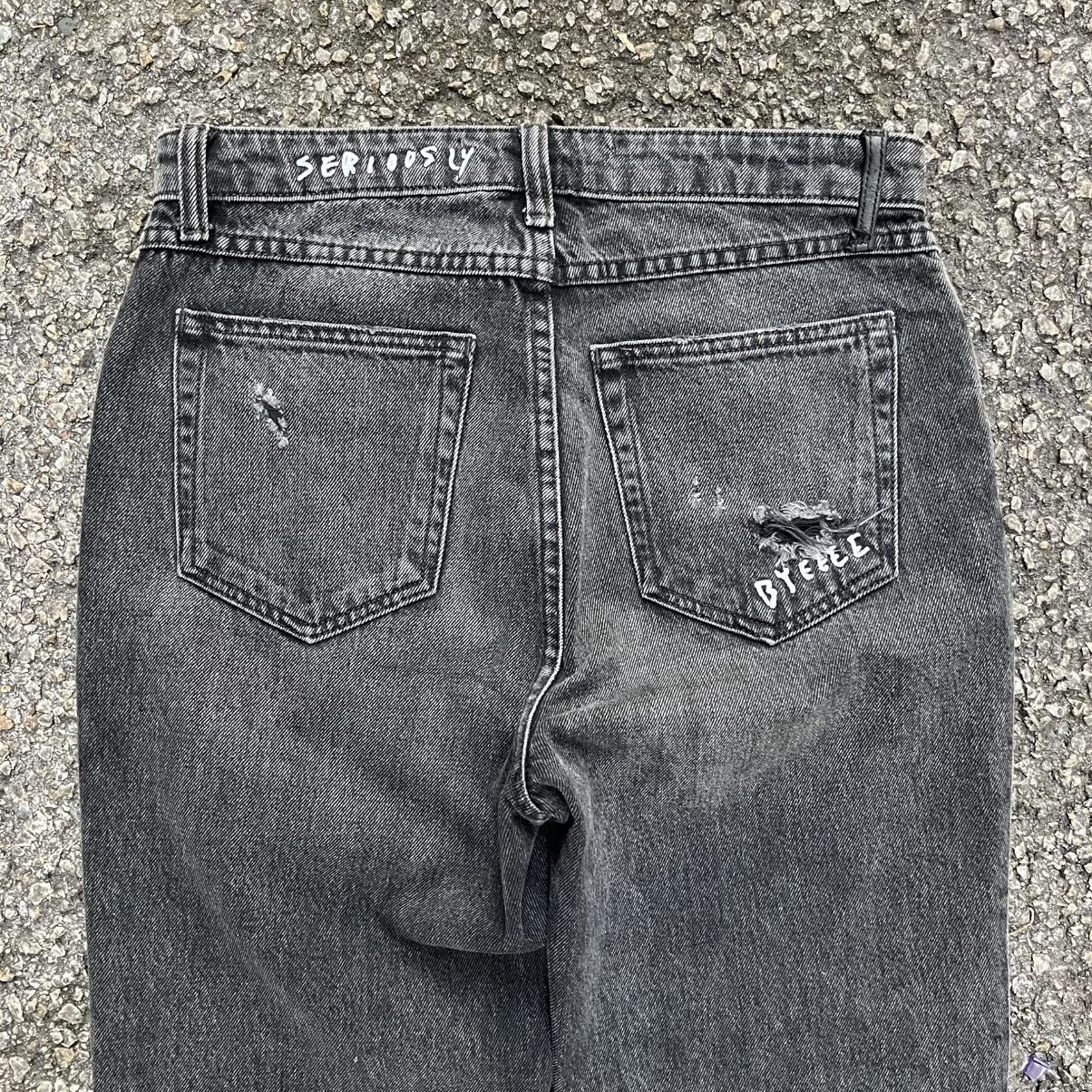 Alexander Wang Alexander Wang Cult “No After Party” Straight Leg Jeans Size 28" / US 6 / IT 42 - 14 Thumbnail