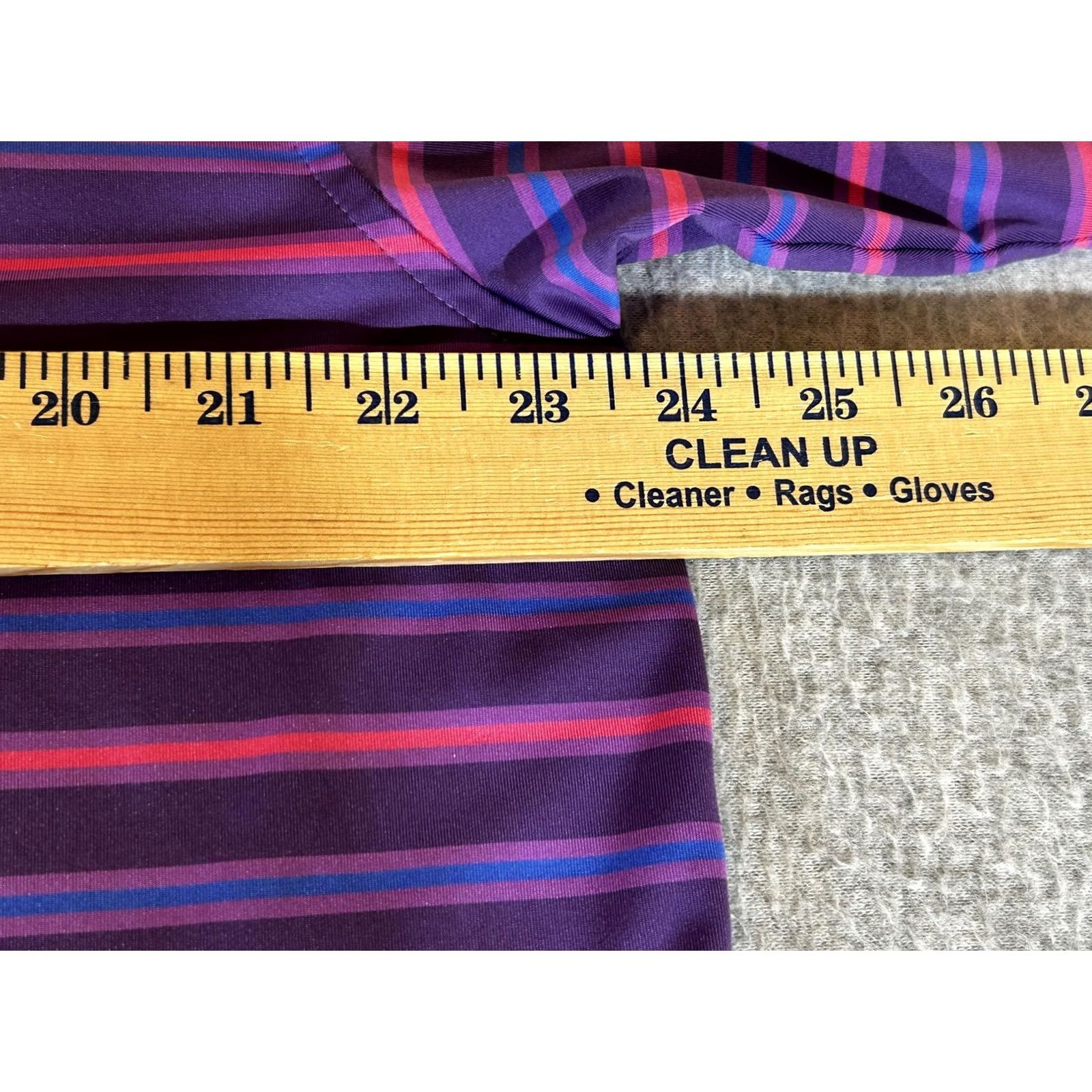 Peter Millar Peter Millar Polo Mens Large Shirt Golf Purple Stripe Summer Comfort Performance Moisture Wicking Quick Dry Short Sleeve 3-Button Collar Mens Size US L / EU 52-54 / 3 - 4 Thumbnail
