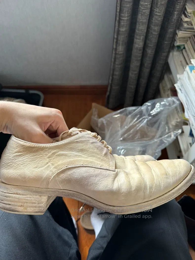 Carol Christian Poell Carol Christian Poell Gold 8 yards kangaroo leather shoes Size US 8 / EU 41 - 2 Thumbnail