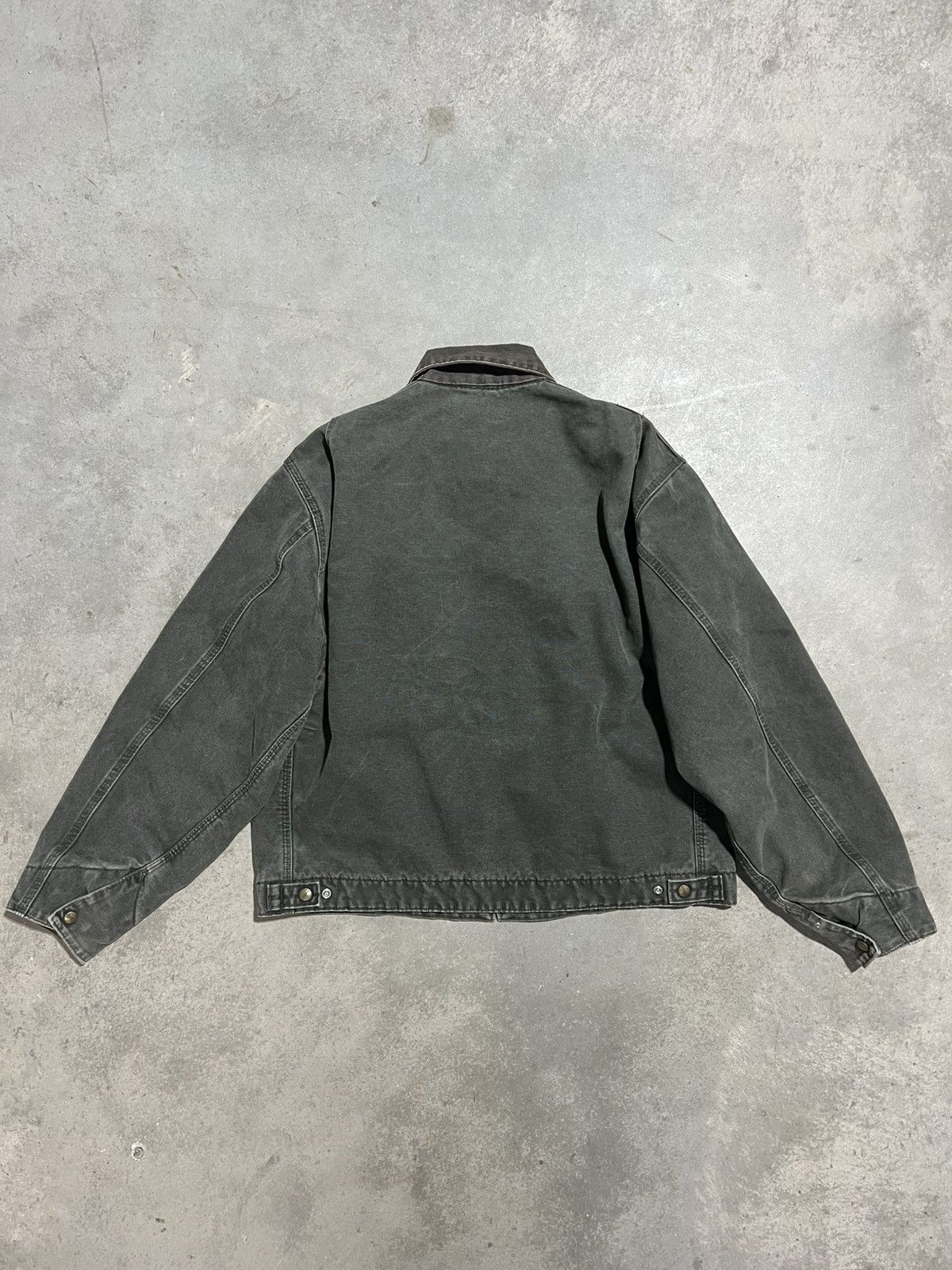 Carhartt × Vintage Vintage Carhartt Detroit Jacket Moss Green Size US XL / EU 56 / 4 - 6 Thumbnail