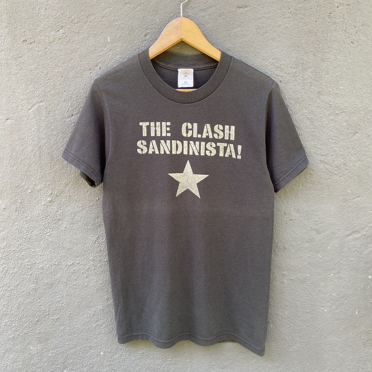Vintage 90s The Clash Sandinista Album Punk Band Rare Tee