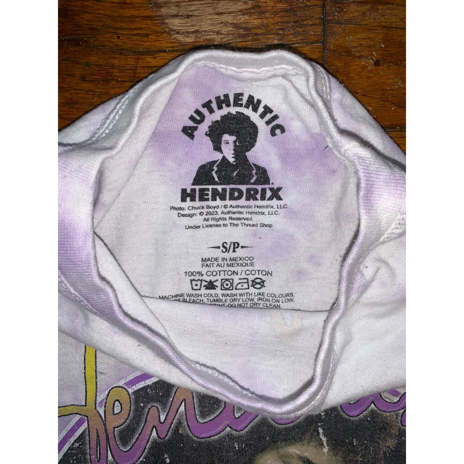 Jimi Hendrix Jimi Hendrix Tie Dye T Shirt Small Purple Graphic 2023 Size US S / EU 44-46 / 1 - 3 Thumbnail