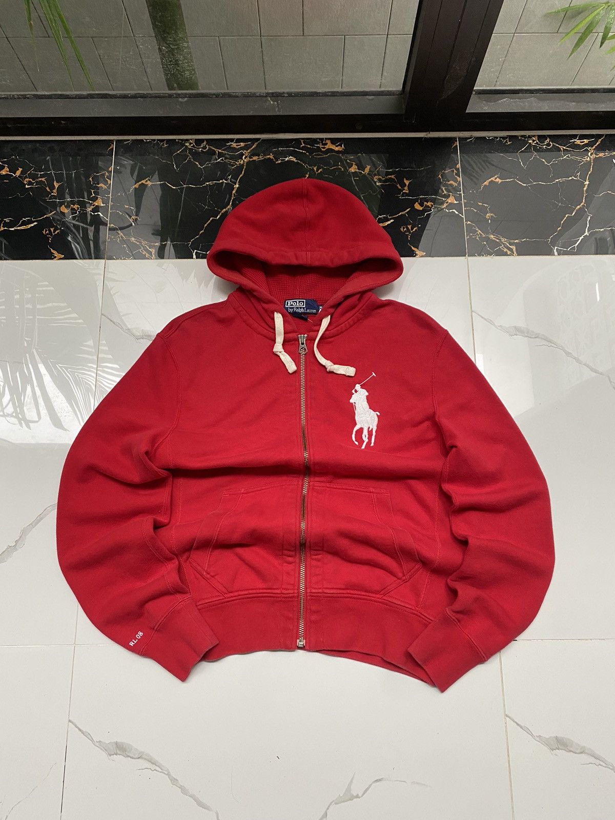 Polo Ralph Lauren × Vintage POLO RALPH LAUREN VINTAGE BIG LOGO ZIP HOODIE Size US M / EU 48-50 / 2 - 1 Thumbnail