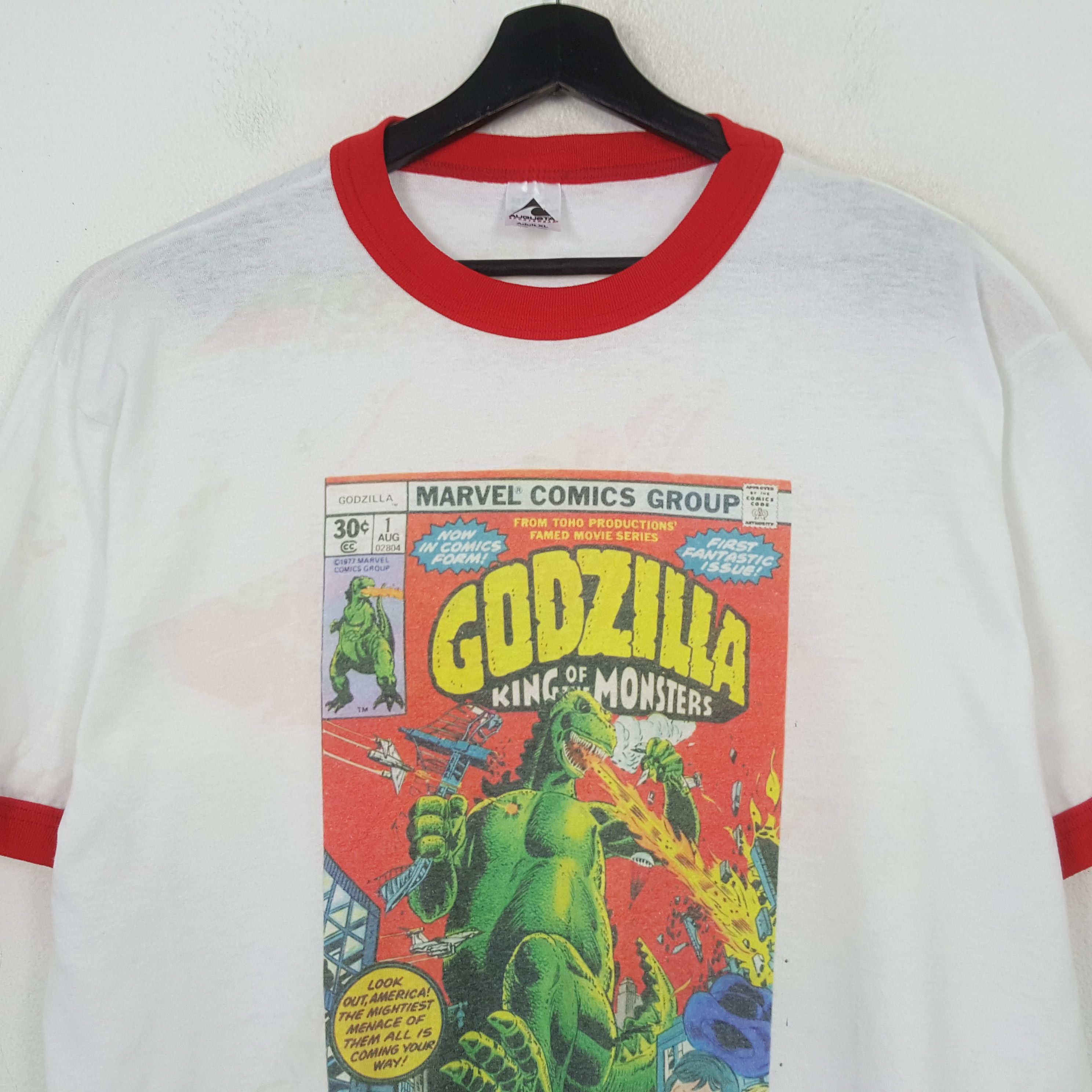 Vintage Godzilla King Of The Monsters Promo Style Tshirt RR27 Size US XL / EU 56 / 4 - 2 Thumbnail