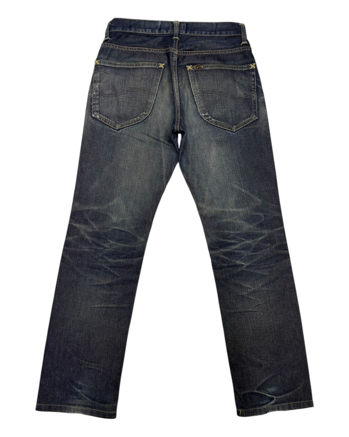 Lee 🔥LEE 101 DISTRESSED AGED DENIM JEANS Size US 27 - 8 Thumbnail