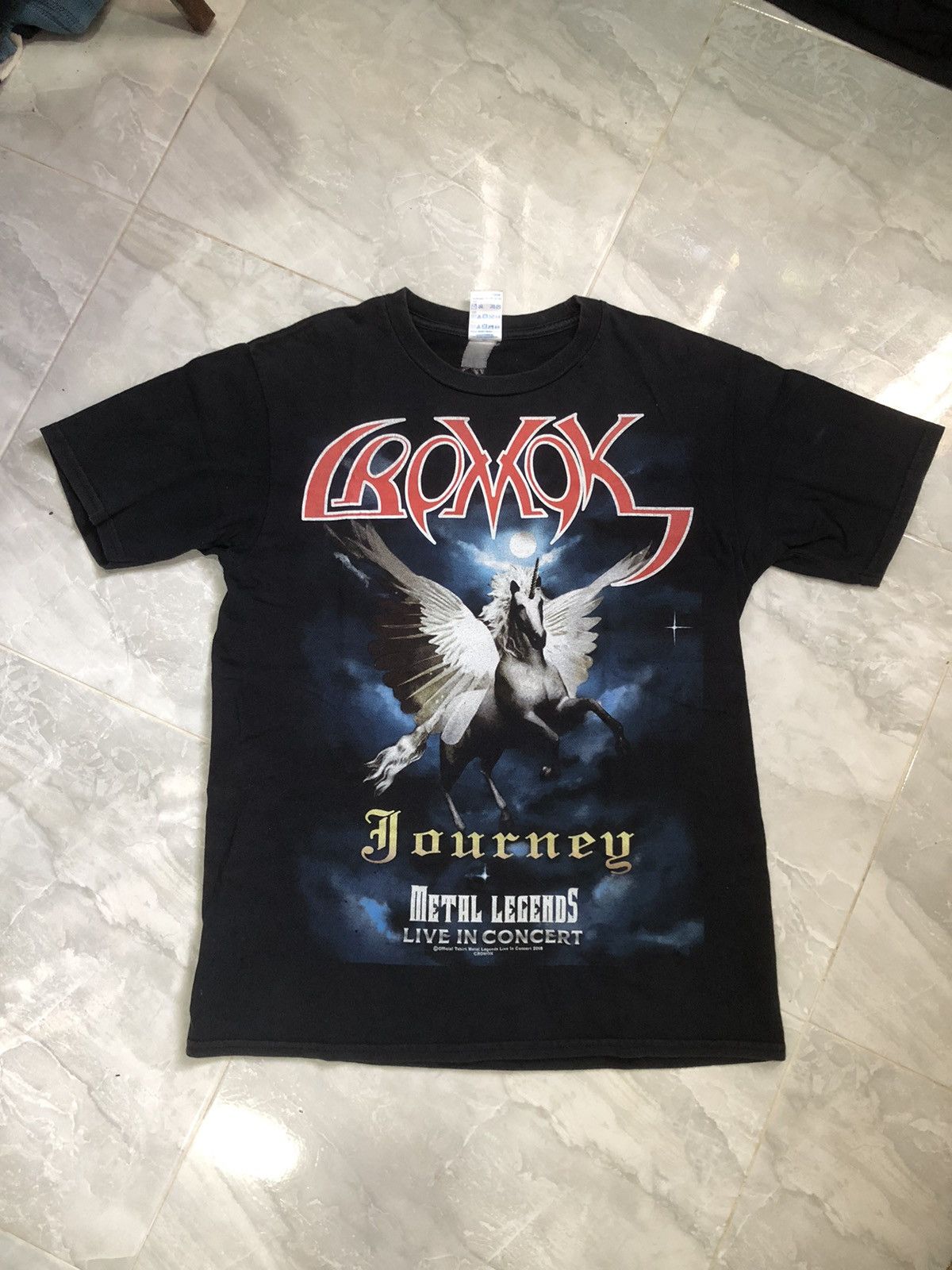 Band Tees Cromok Journey Metal Legends Concert Tee 2018 Size US S / EU 44-46 / 1 - 1 Thumbnail