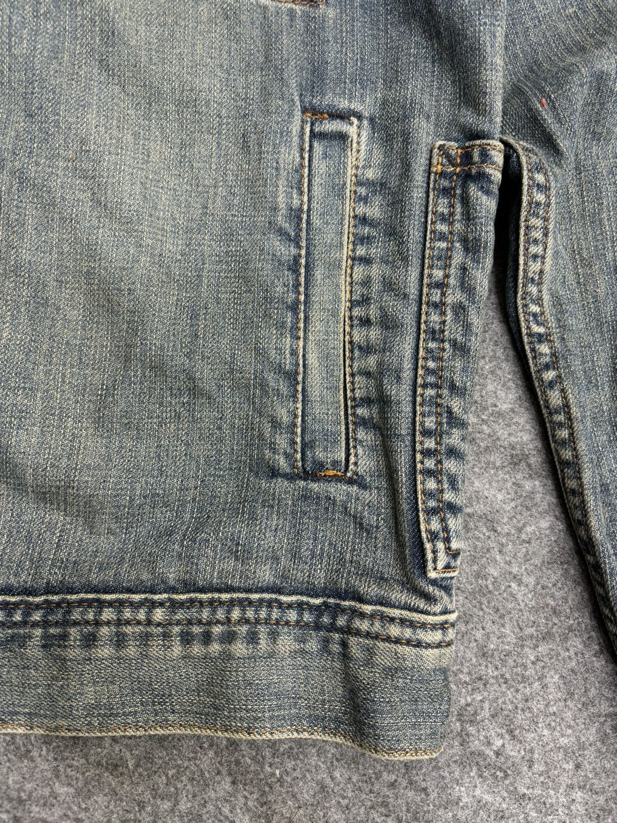 FCUK 💥Vintage💥FCUK Double Elbow Trucker Denim Jacket F496 Size US M / EU 48-50 / 2 - 6 Thumbnail