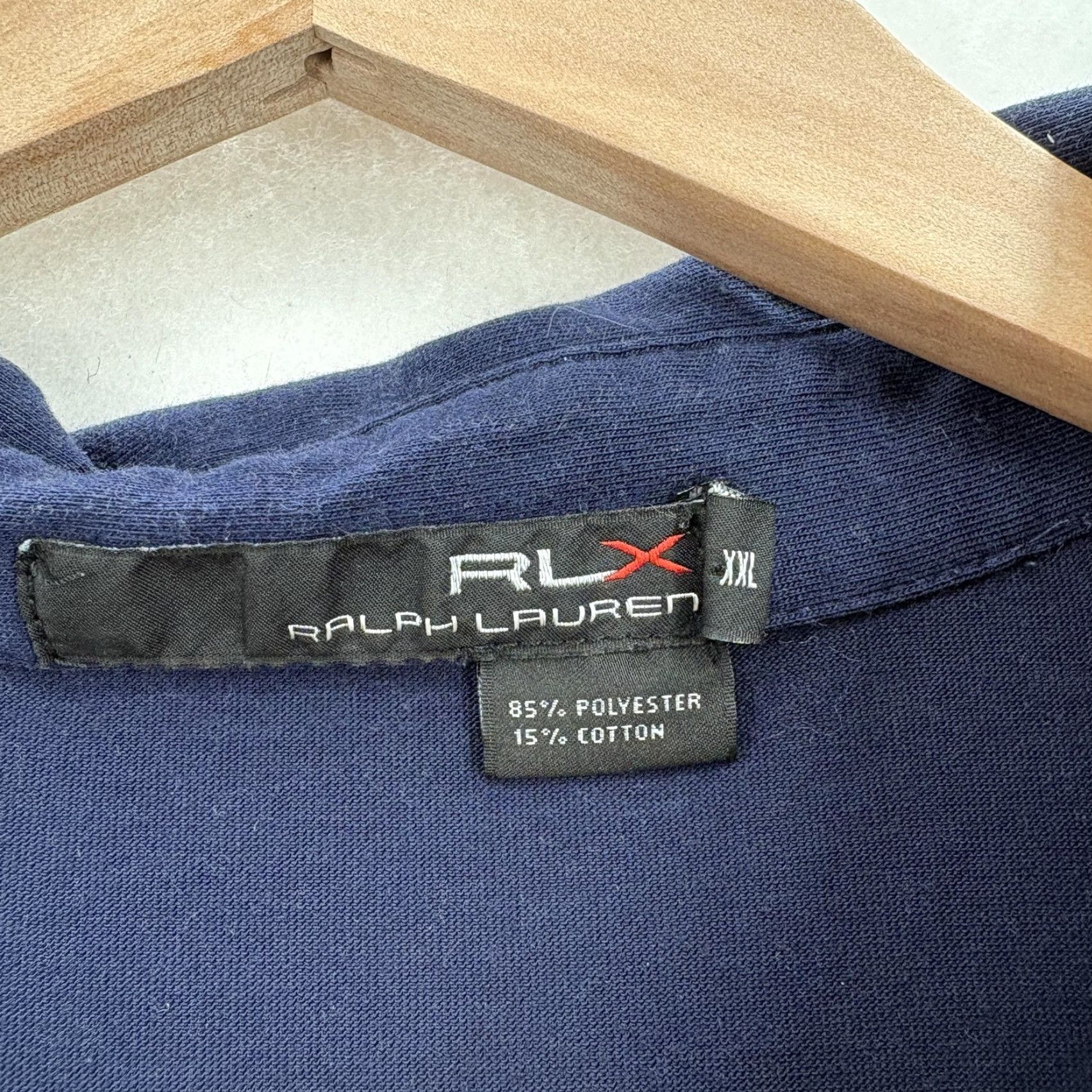 Ralph Lauren RLX Ralph Lauren Polo Shirt Mens 2XL Navy Blue Performance Golf Casual Travel Size US XXL / EU 58 / 5 - 3 Thumbnail
