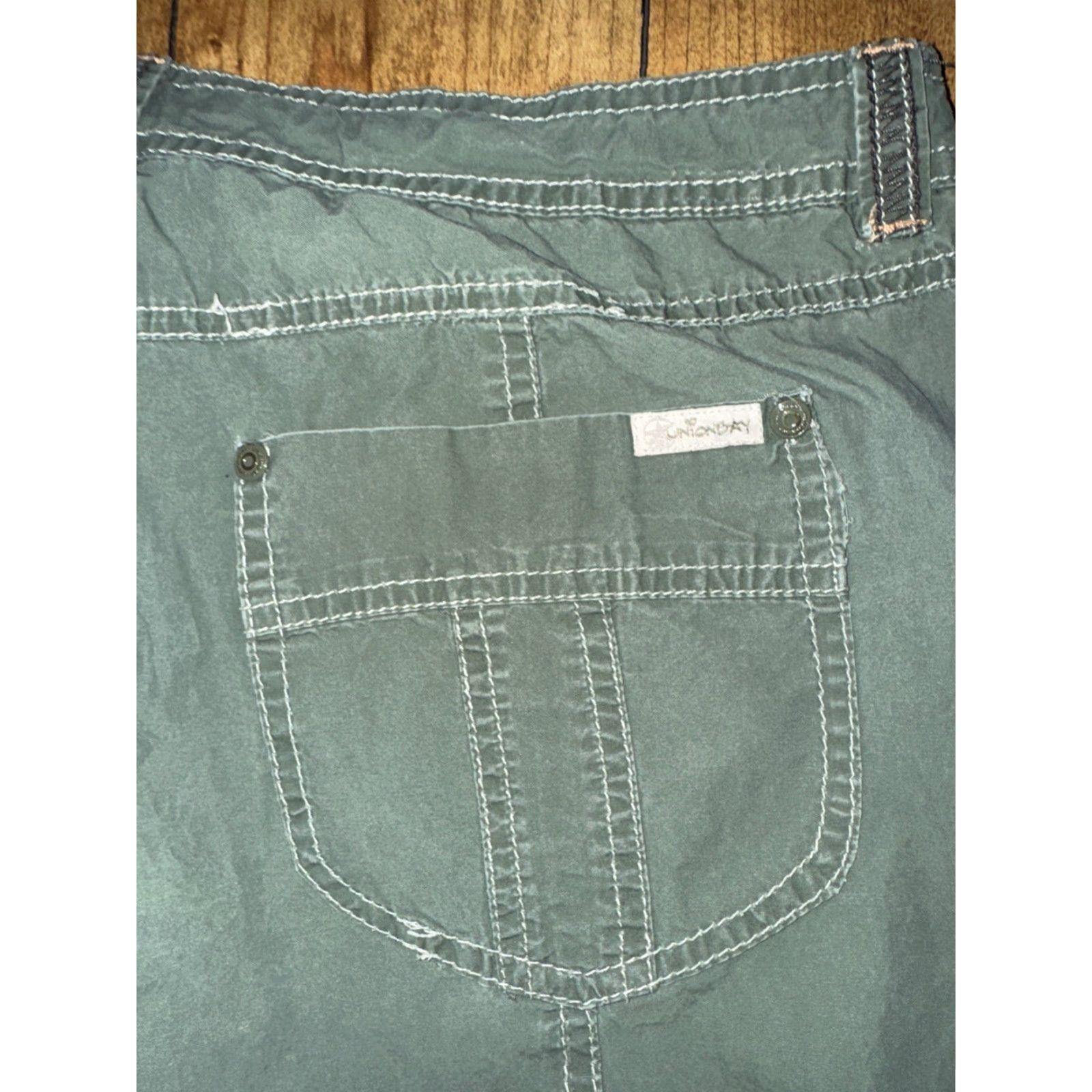 Vintage VINTAGE Union Bay Capris Pants Green Size 13 Woman Regular Pants Capris Green Union Bay Women 13 Size Size 34" / US 12 / IT 48 - 7 Thumbnail