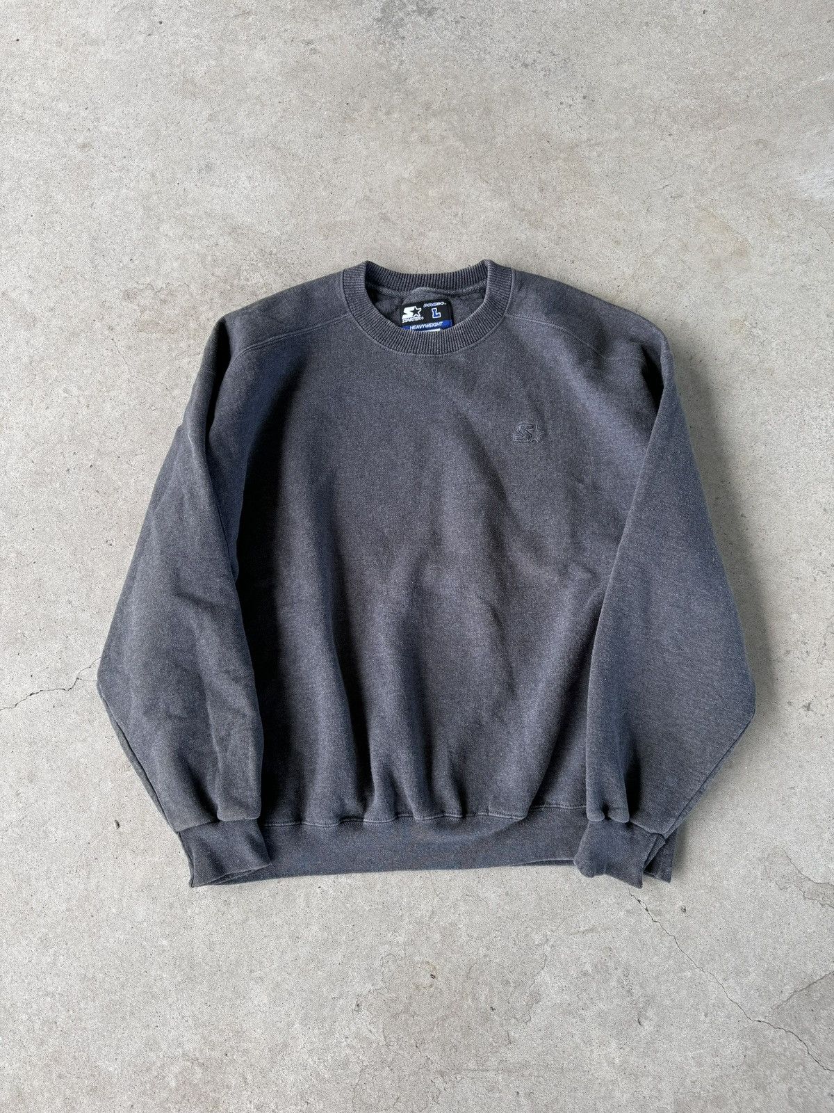 Starter Starter Blank Dark Gray Charcoal sweatshirt Size US M / EU 48-50 / 2 - 2 Thumbnail