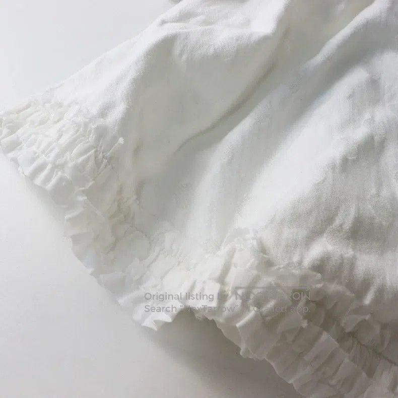 Comme des Garcons Comme Des Garcons Polka dot jacquard flounce back open shi Size S / US 4 / IT 40 - 7 Thumbnail