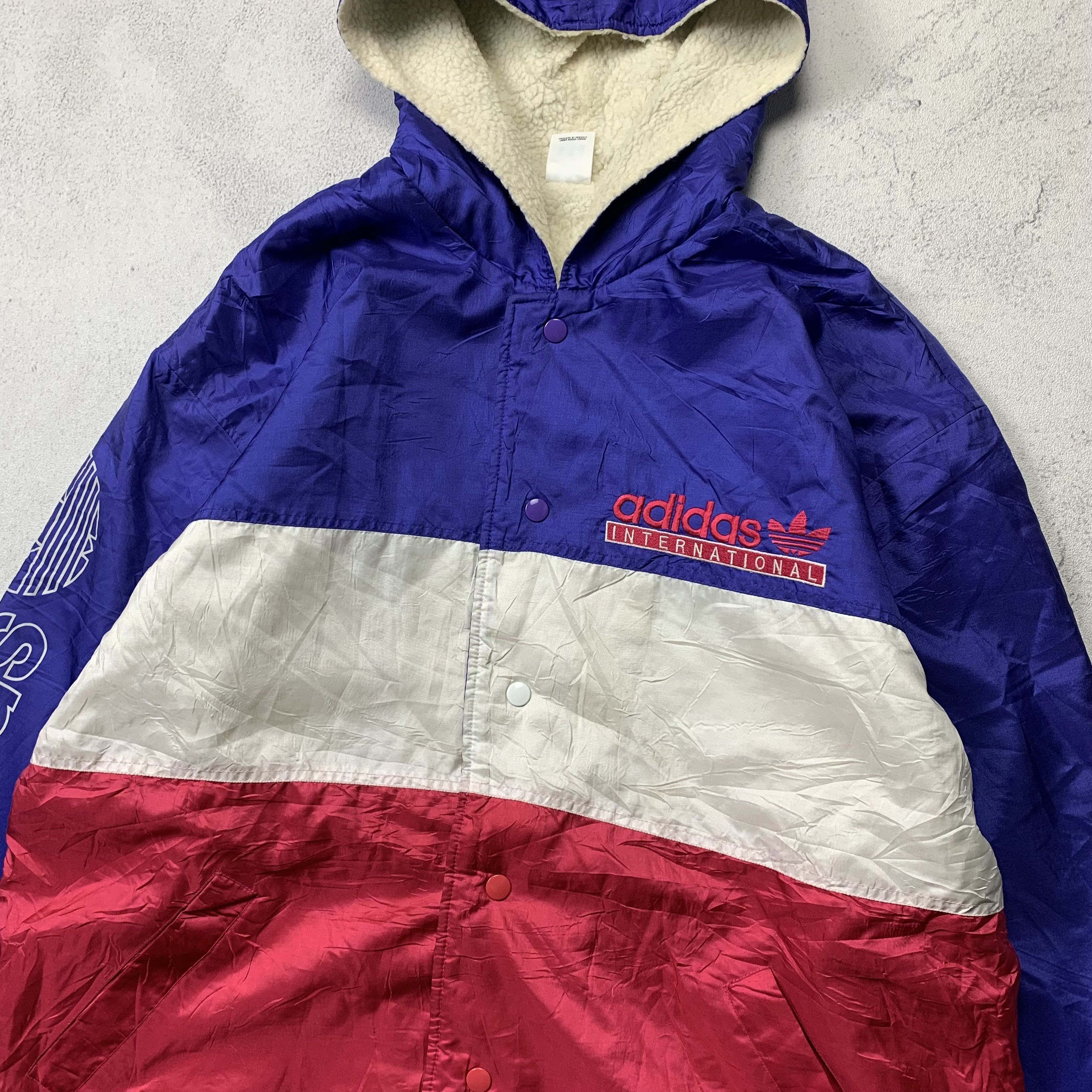 Adidas Vintage Adidas International Coat Jacket Size US L / EU 52-54 / 3 - 2 Thumbnail