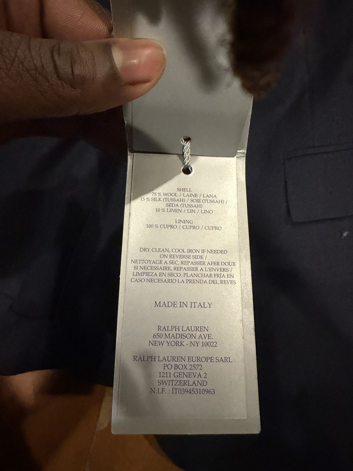 Ralph Lauren Purple Label Ralph Lauren Purple Label Nigel Blazer – Made in Italy Size 42R - 7 Thumbnail
