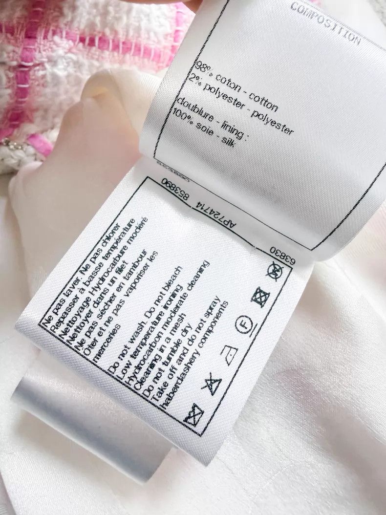 Chanel Chanel 23C early spring show pink plaid diamond rolled edg Size S / US 4 / IT 40 - 7 Thumbnail