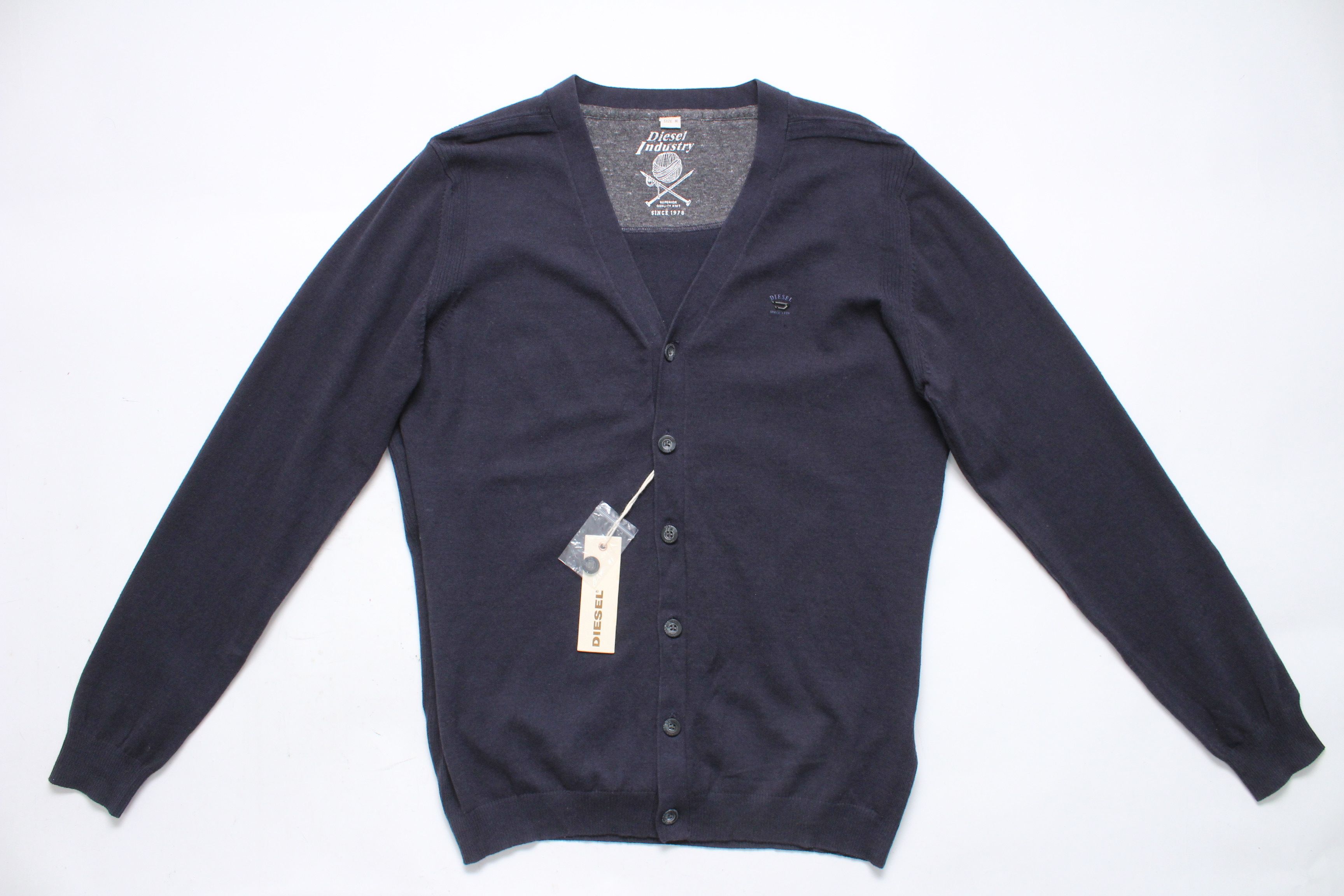 Diesel Diesel Cardigan Sweater Mens Size M New Vintage Rare Size US M / EU 48-50 / 2 - 2 Thumbnail
