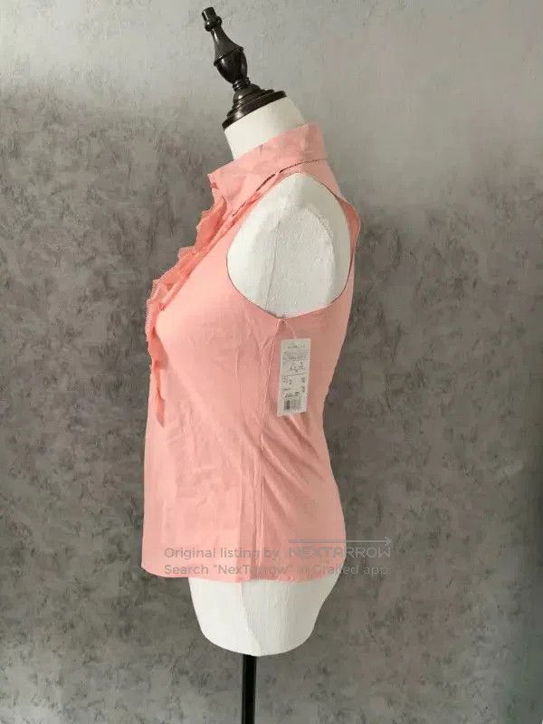 Burberry Burberry Pink Sleeveless Cotton Blend Top. Size S / US 4 / IT 40 - 3 Thumbnail