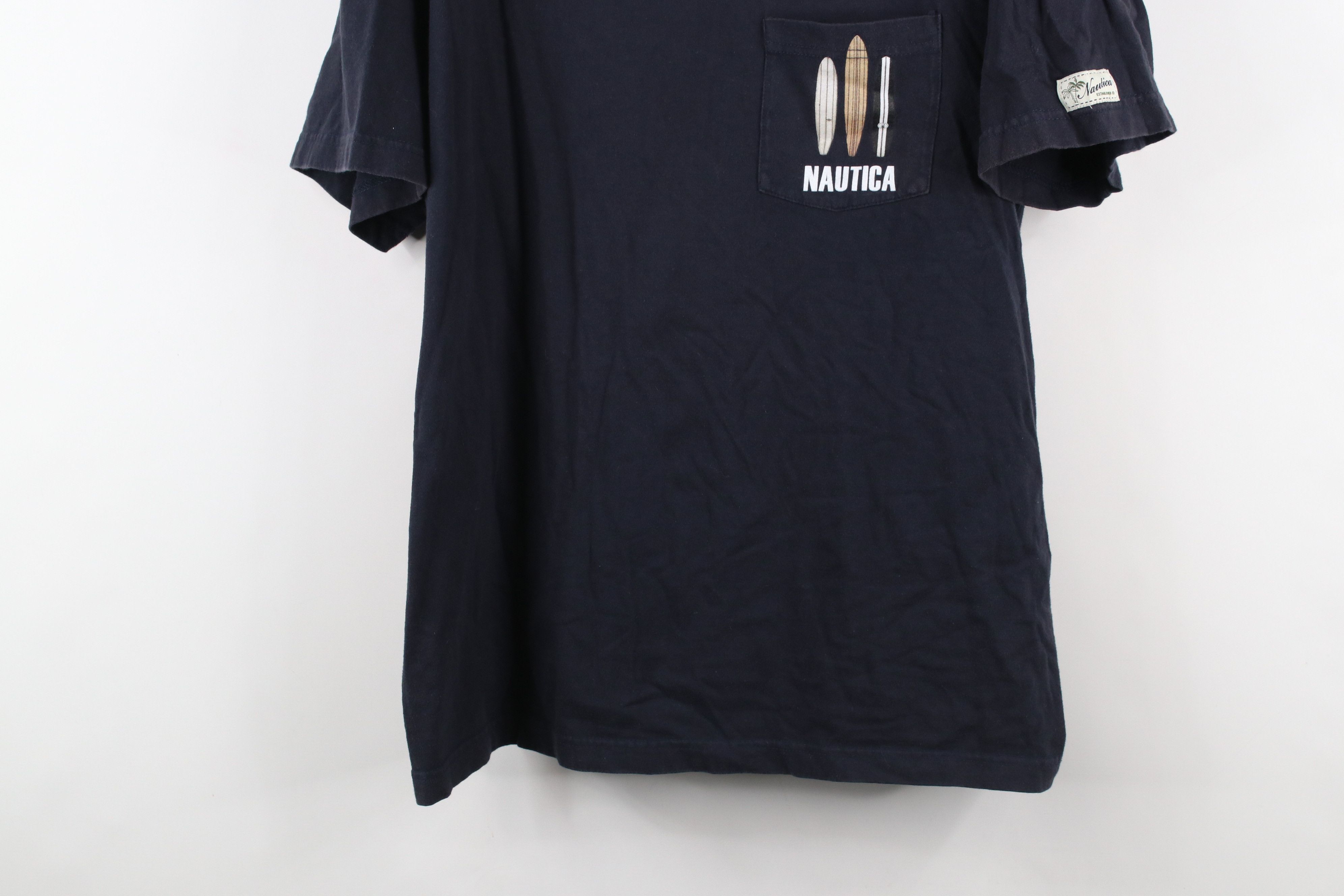 Nautica × Vintage Vintage Y2K Nautica Out Surfing Surfboard Pocket T-Shirt Size US XL / EU 56 / 4 - 3 Thumbnail