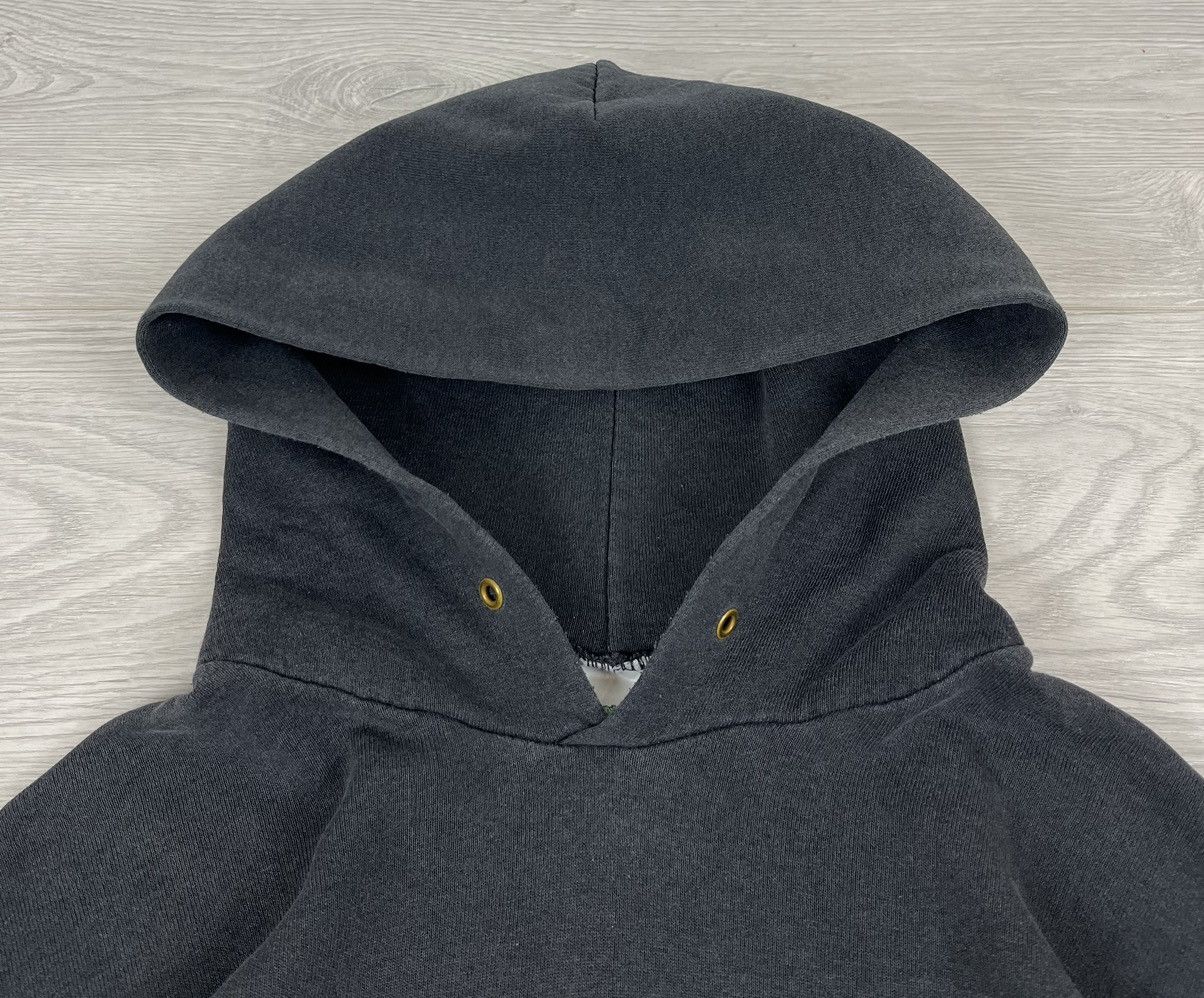 Fruit Of The Loom × Vintage Fruit Of The Loom Vintage Black Faded Basic Hoodie Size US L / EU 52-54 / 3 - 8 Thumbnail