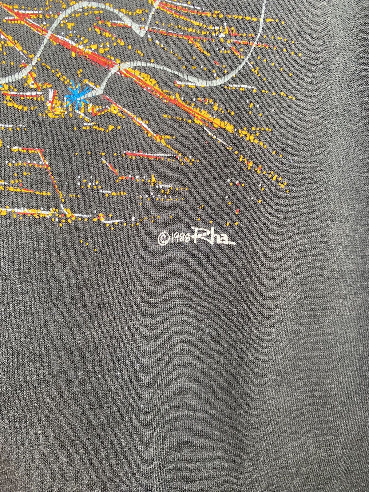 Vintage 80s Synthesizer Cityscape Art Shirt Single Stitched Size US L / EU 52-54 / 3 - 5 Thumbnail