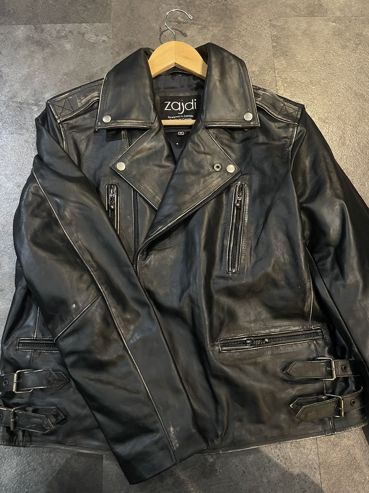 Designer × Genuine Leather Leather Jacket Size US M / EU 48-50 / 2 - 1 Thumbnail