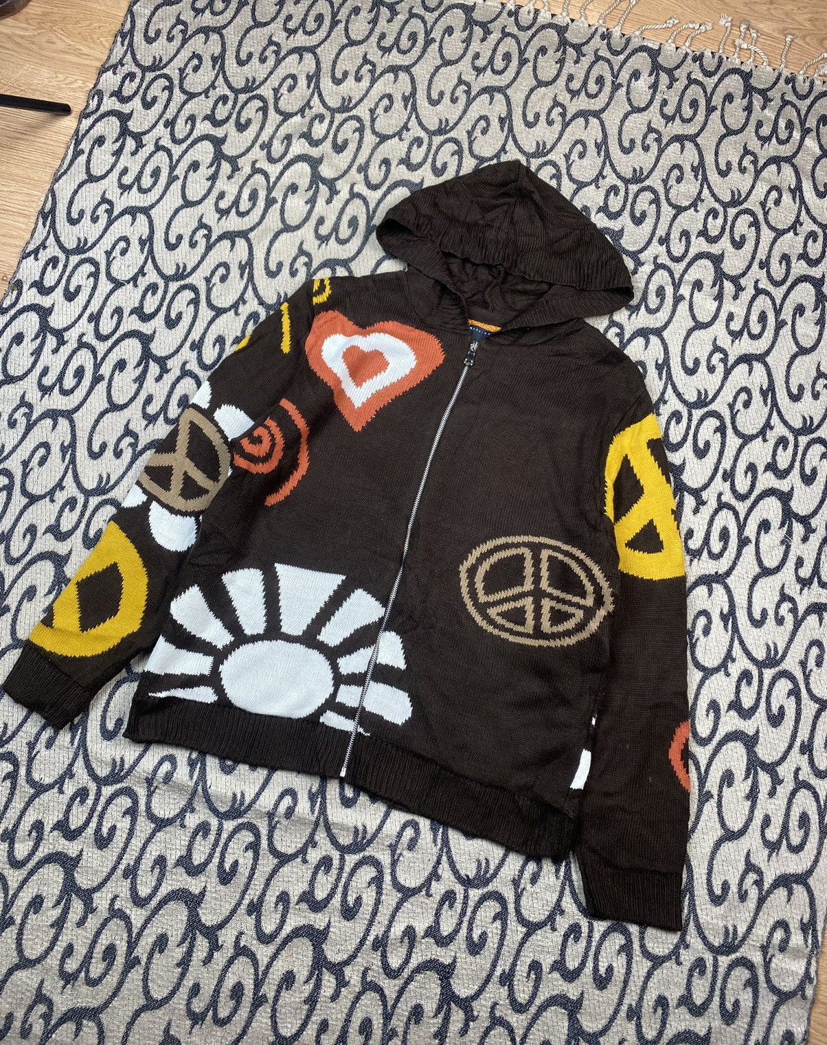 Beauty Beast Y2K Hippie Full Zip Knit Hoodie Avant Garde If Siz Was Nine Size US M / EU 48-50 / 2 - 2 Thumbnail