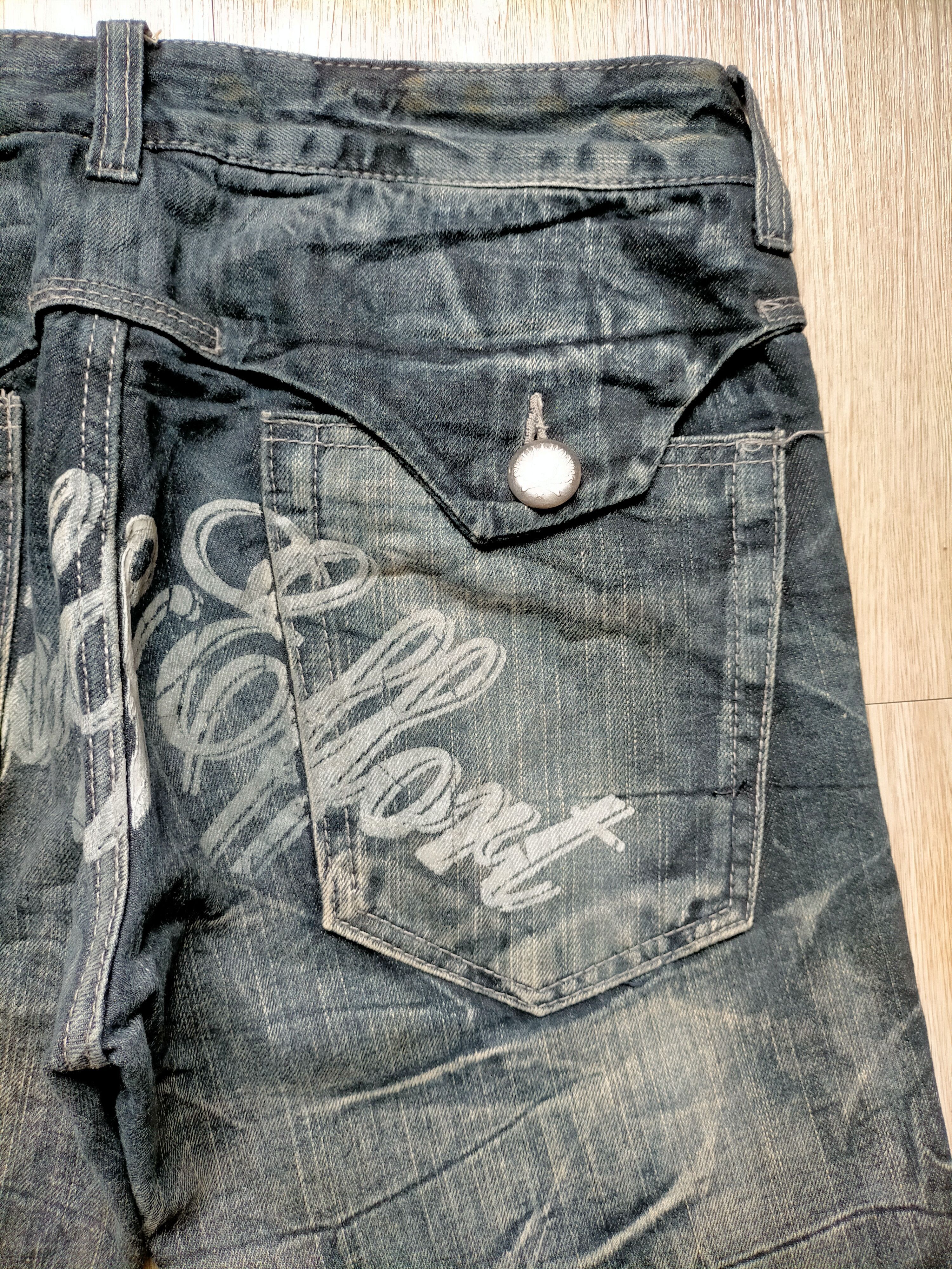 If Six Was Nine Flare Jeans Wild Life Embroidered Spider Boot cut denim Size US 33 - 14 Thumbnail